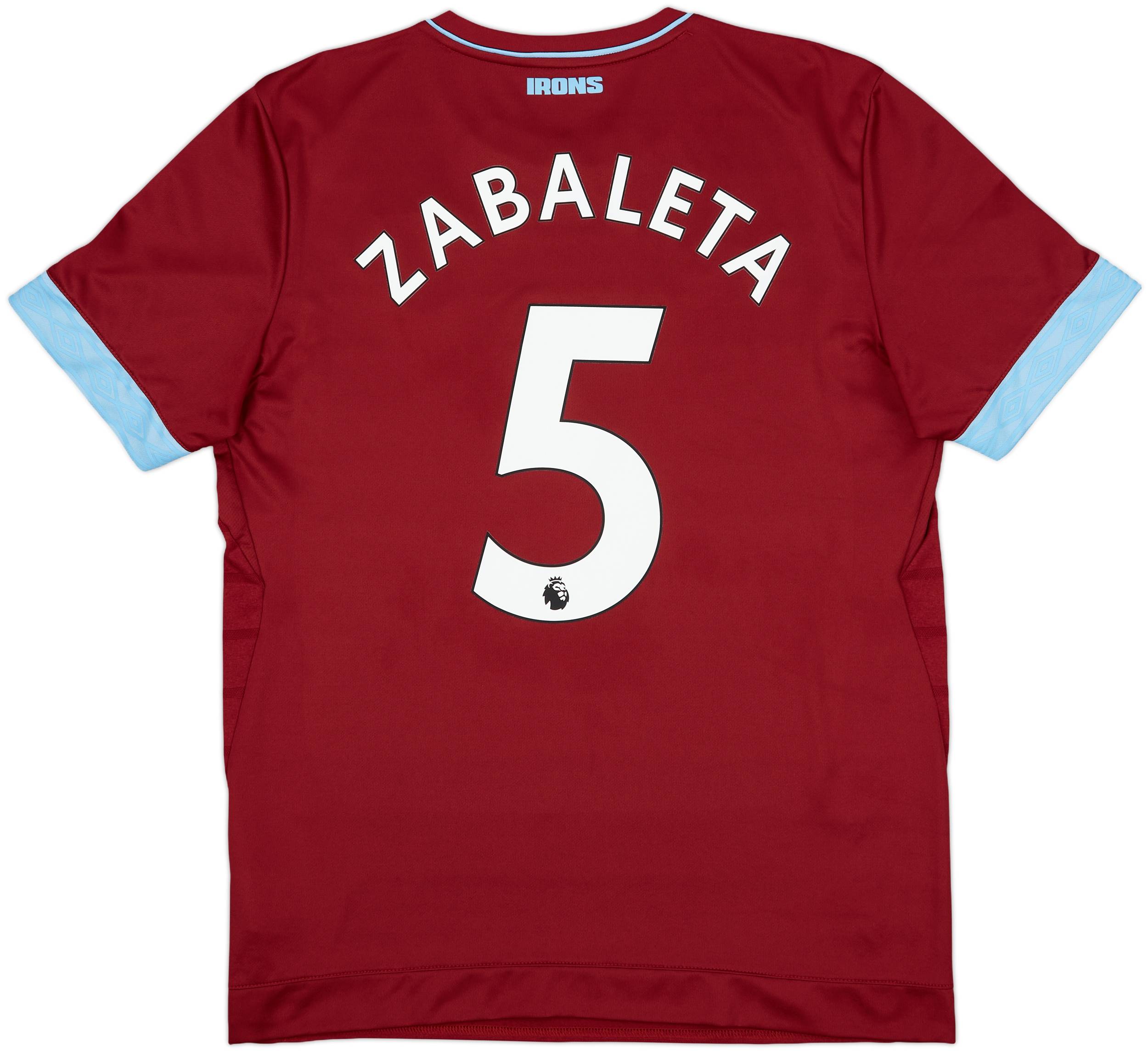 2018-19 West Ham Home Shirt Zabaleta #5 - 8/10 - (L)