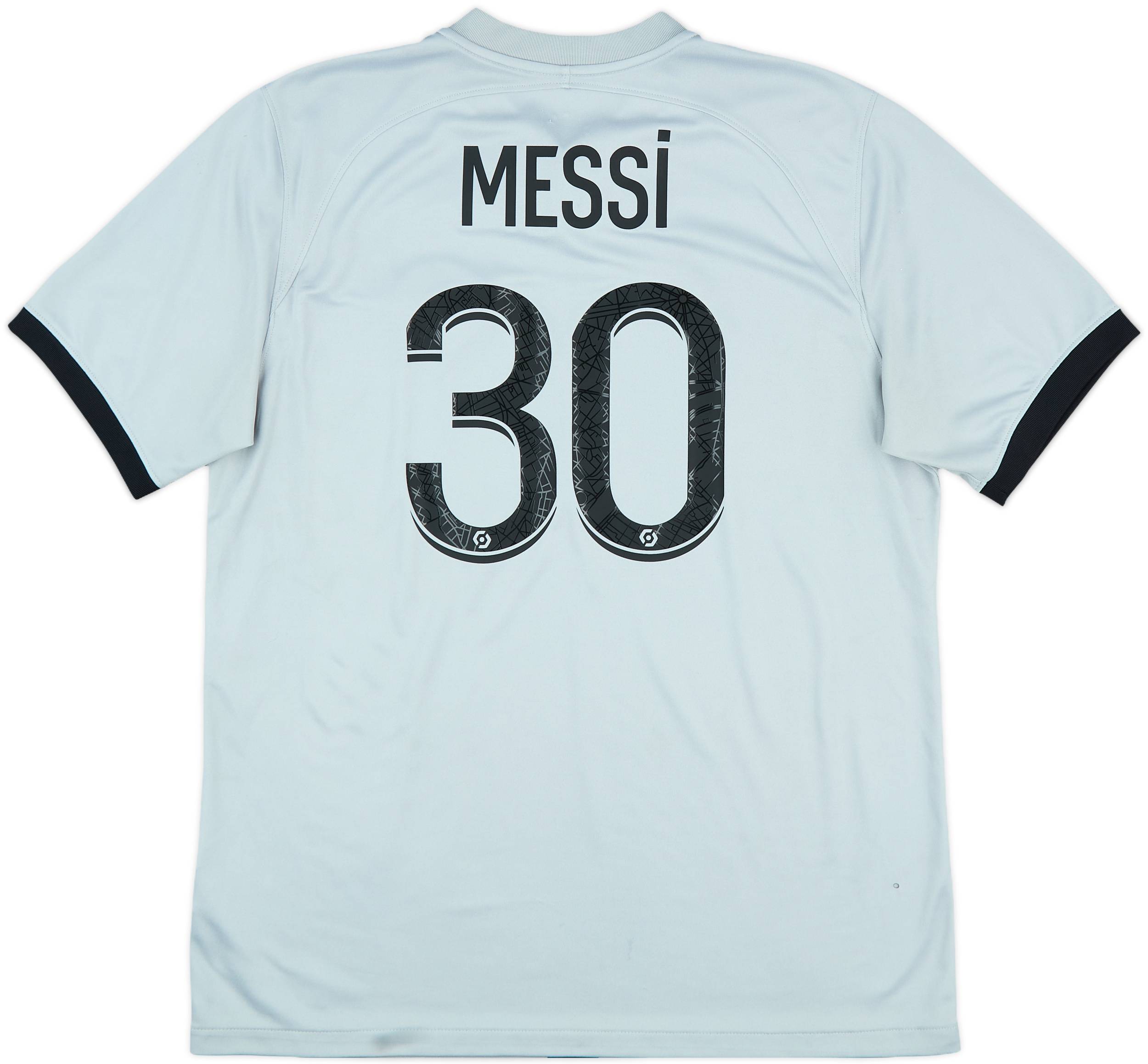 2022-23 Paris Saint-Germain Away Shirt Messi #30 - 7/10 - (L)