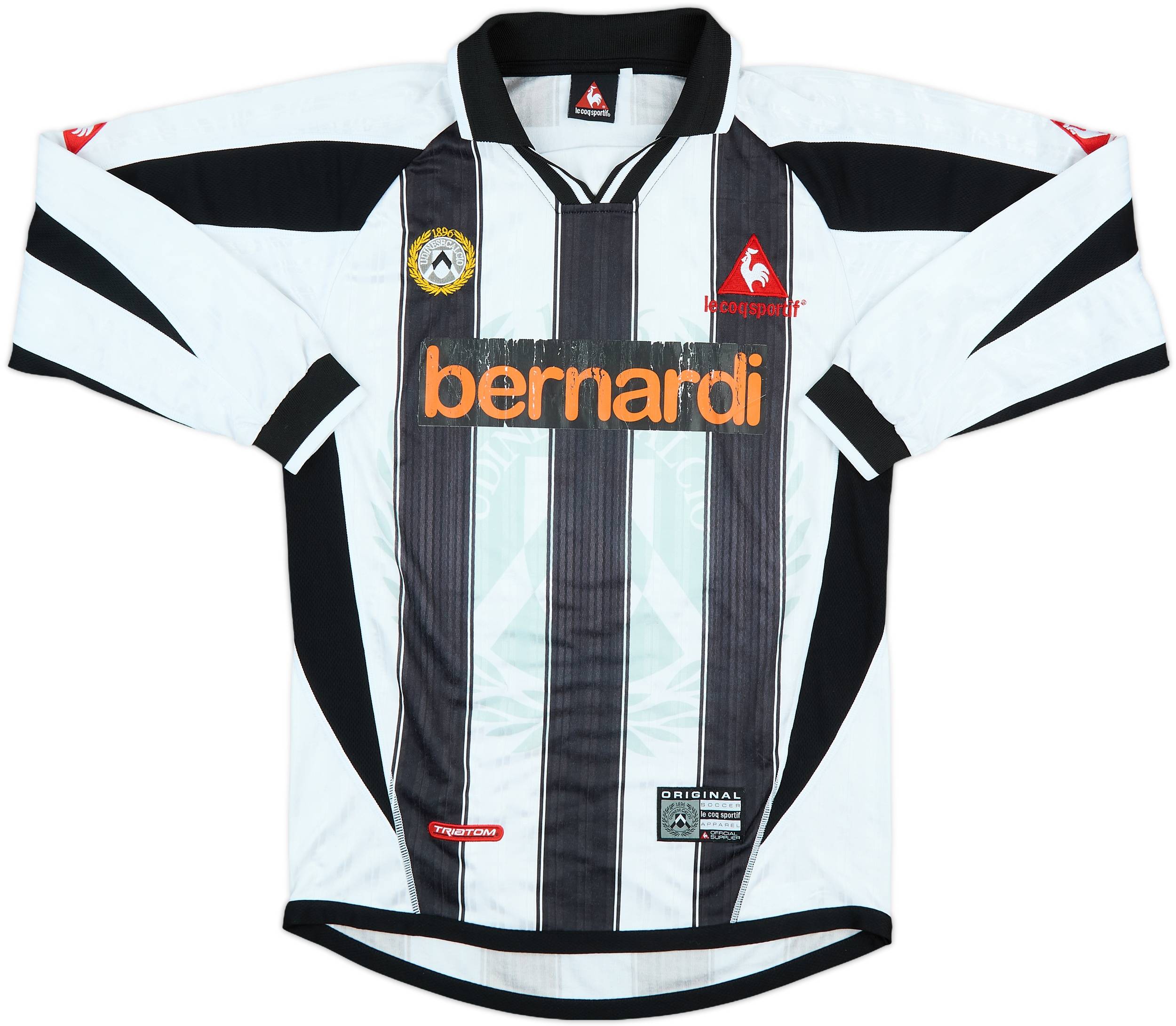 2002-03 Udinese Match Issue Home L/S Shirt #9