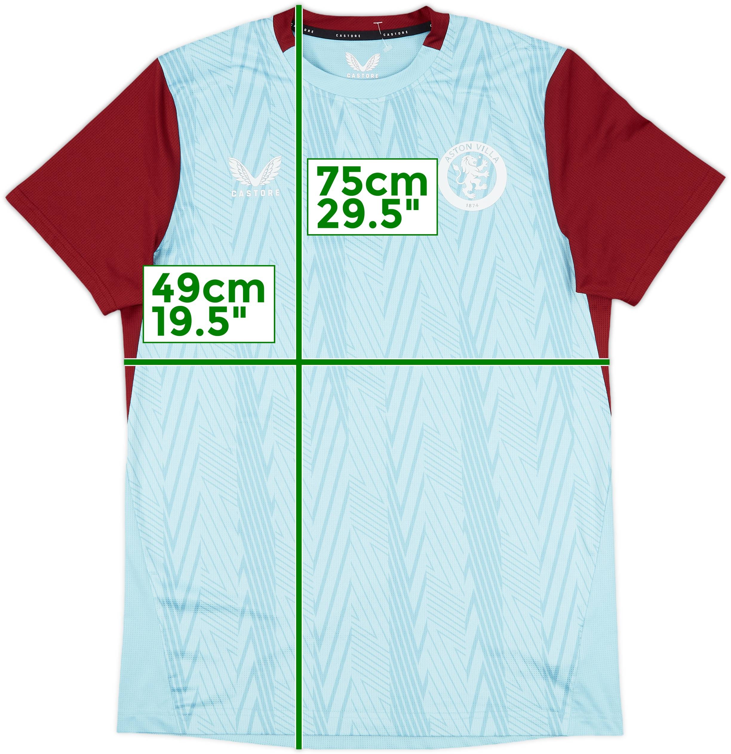 2023-24 Aston Villa Castore Training Shirt 9/10 (S)