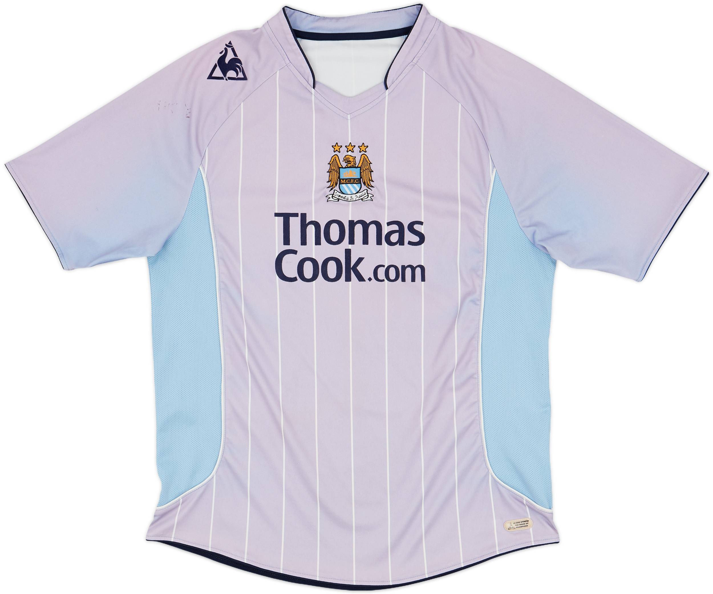 2007-08 Manchester City Home Shirt - 3/10 - (L)