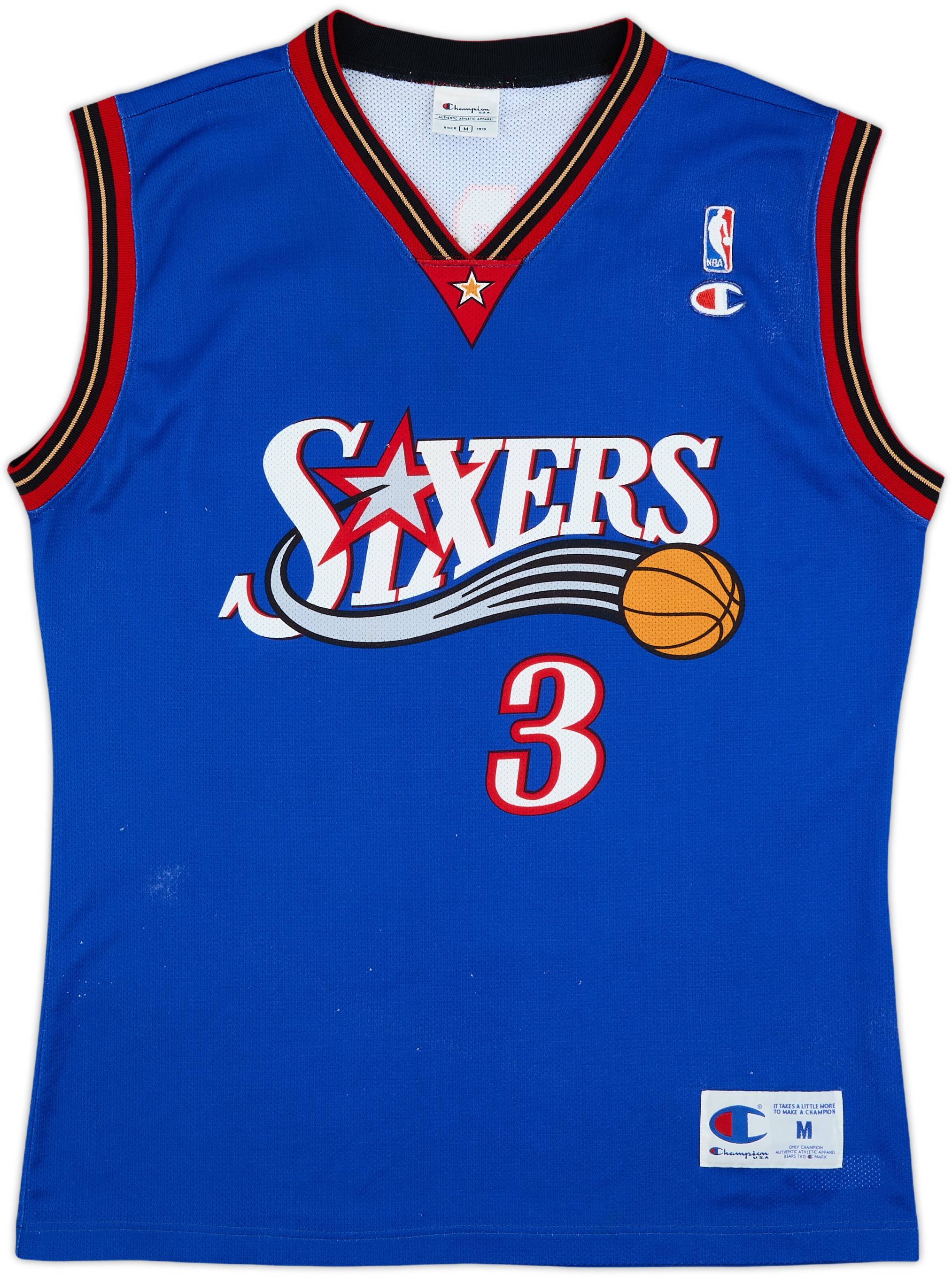 Champion Authentic Allen Iverson 76ers Jersey Vintage 90s Allen