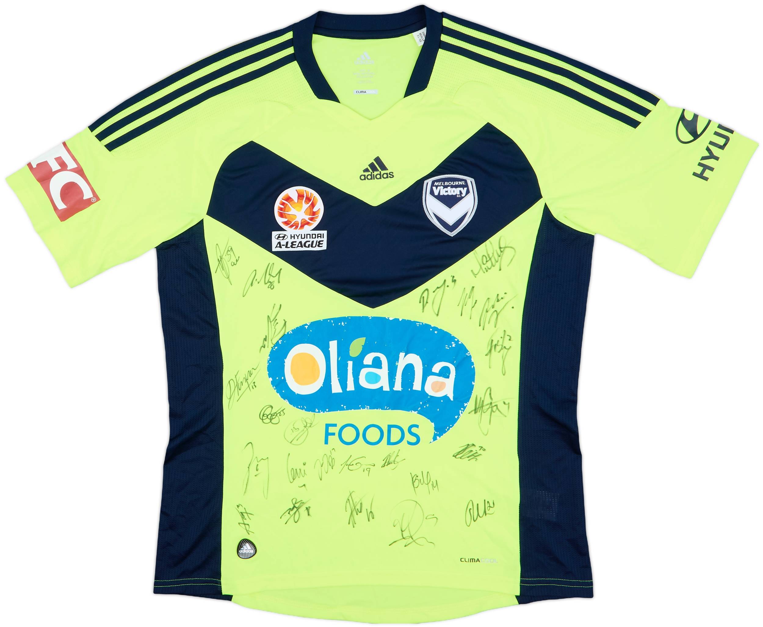 2011-12 Melbourne Victory Signed Away Shirt - 6/10 - (M)