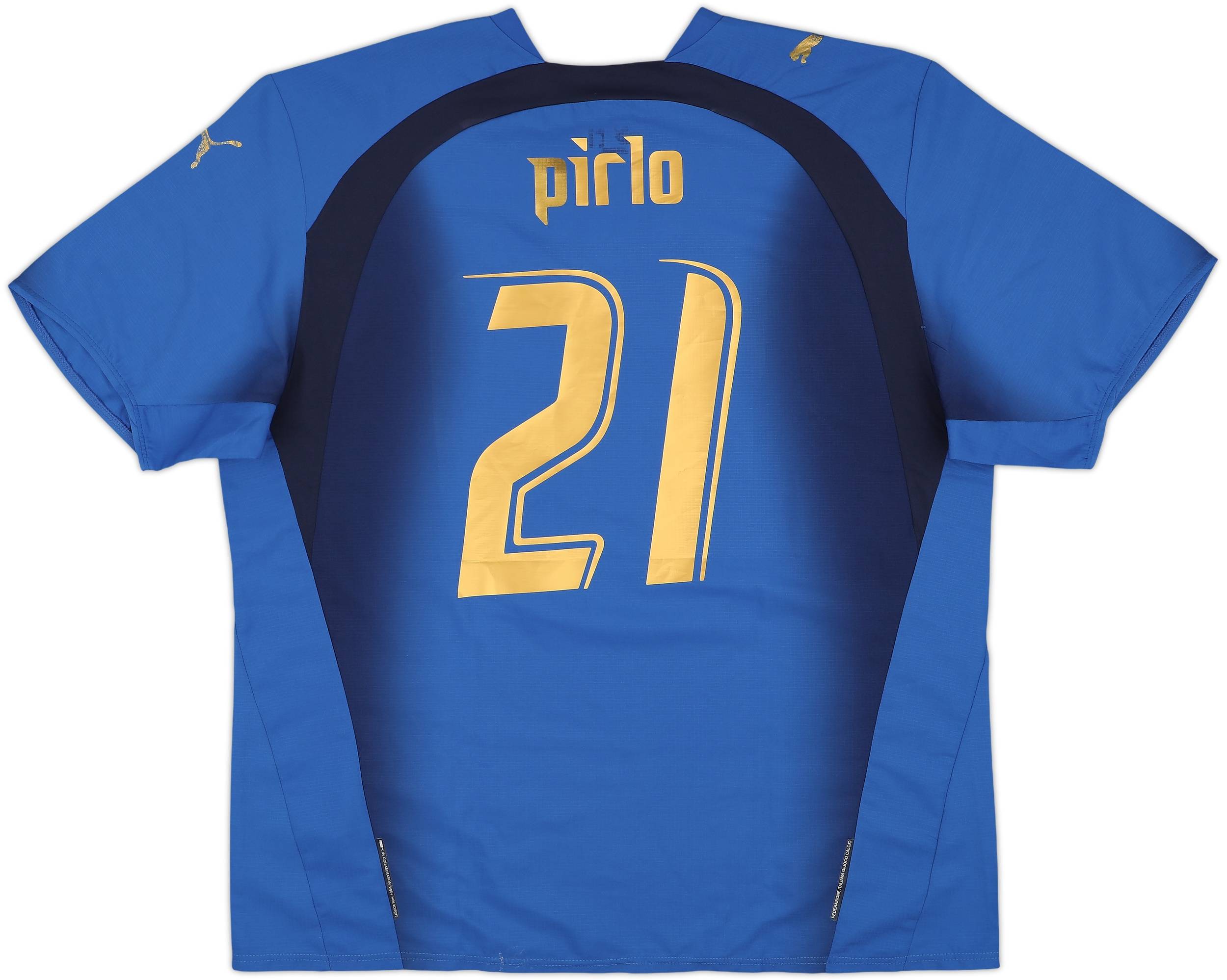 2006 Italy Home Shirt Pirlo #21 - 5/10 - (XL)