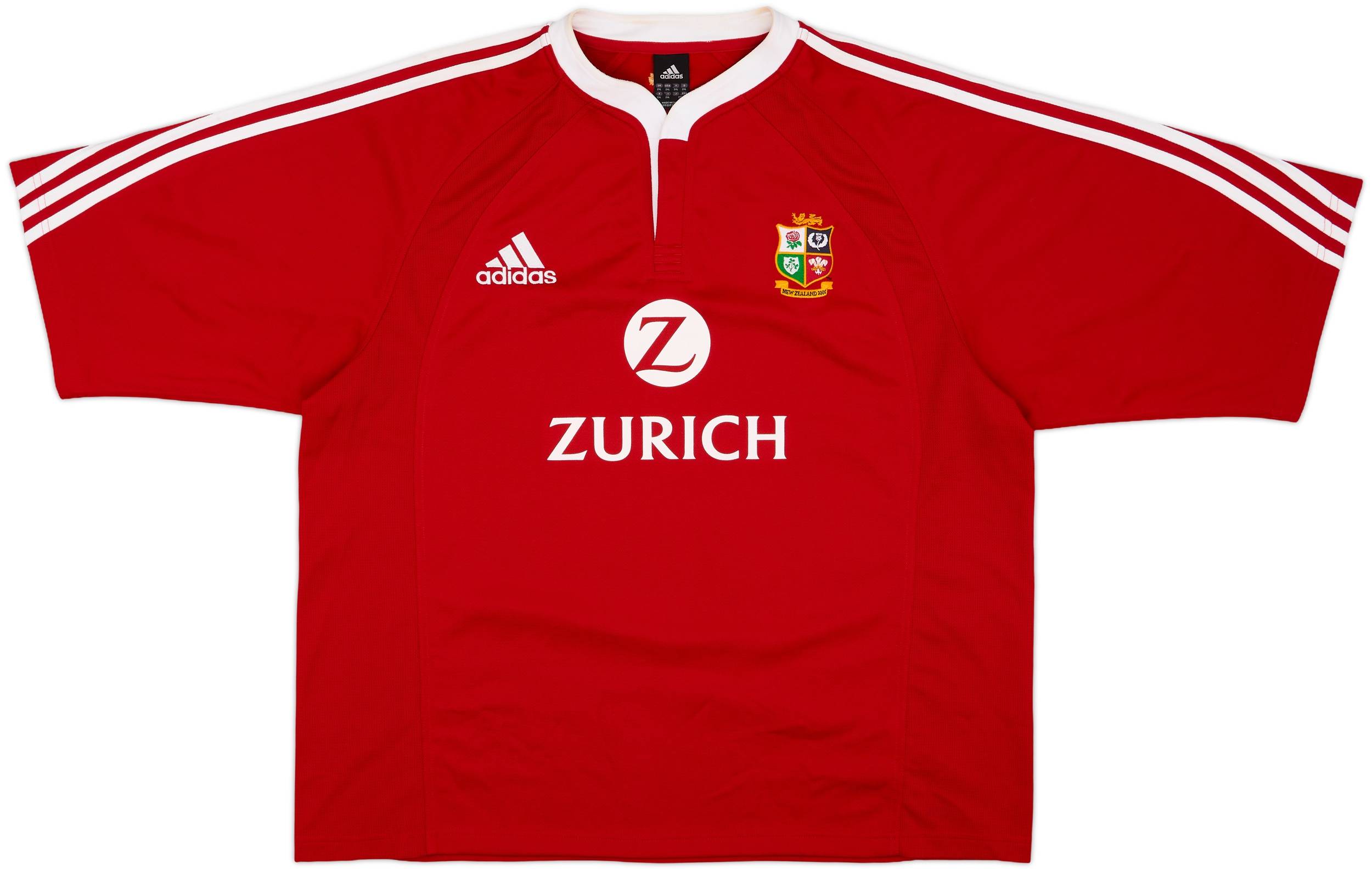 アディダス British Irish Lions Rugby Jersey 2004 British & Irish Lions Rugby Home Shirt - 9/10 - (XXL)