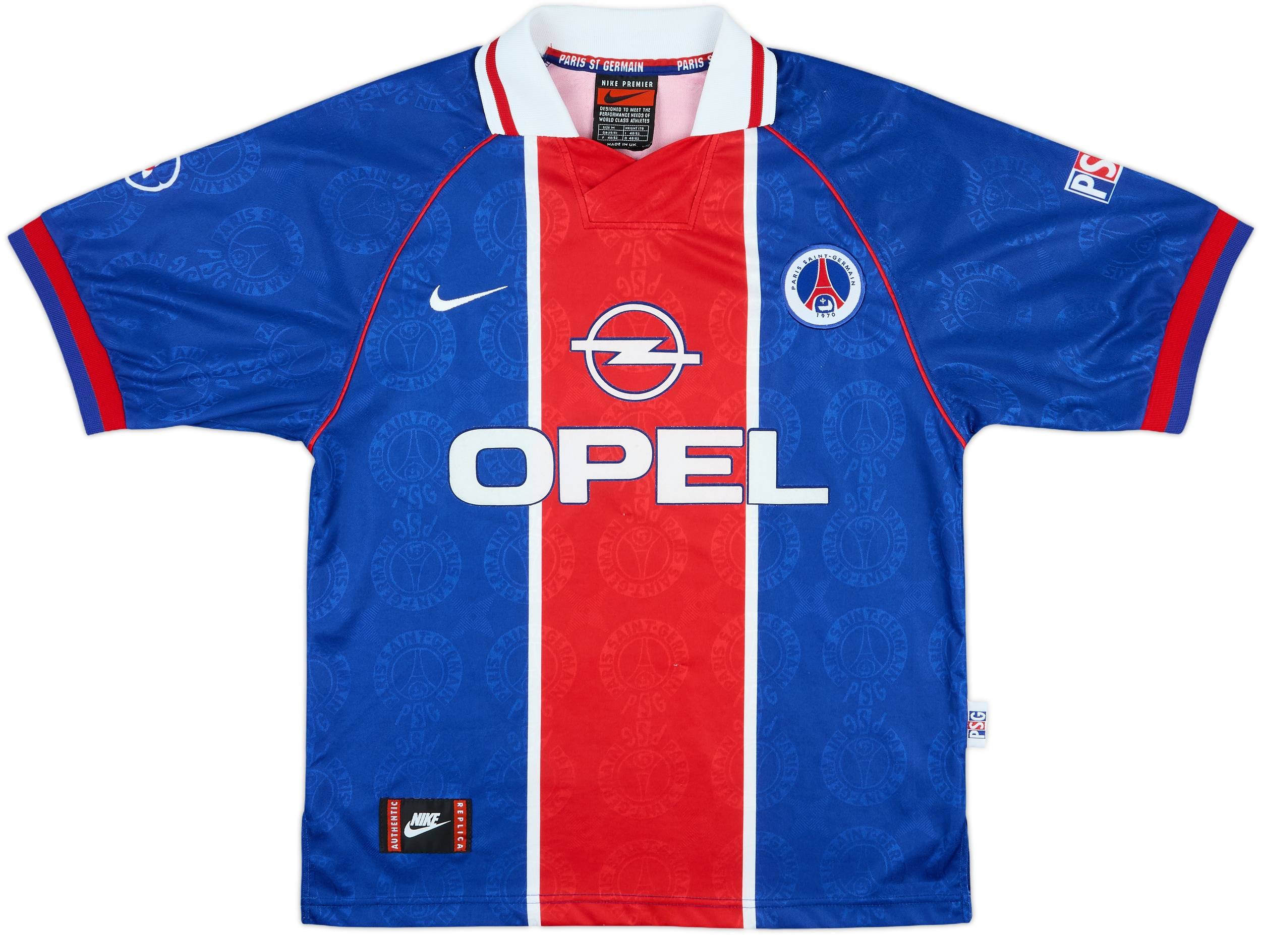 1996-97 Paris Saint-Germain Home Shirt - 8/10 - (M)
