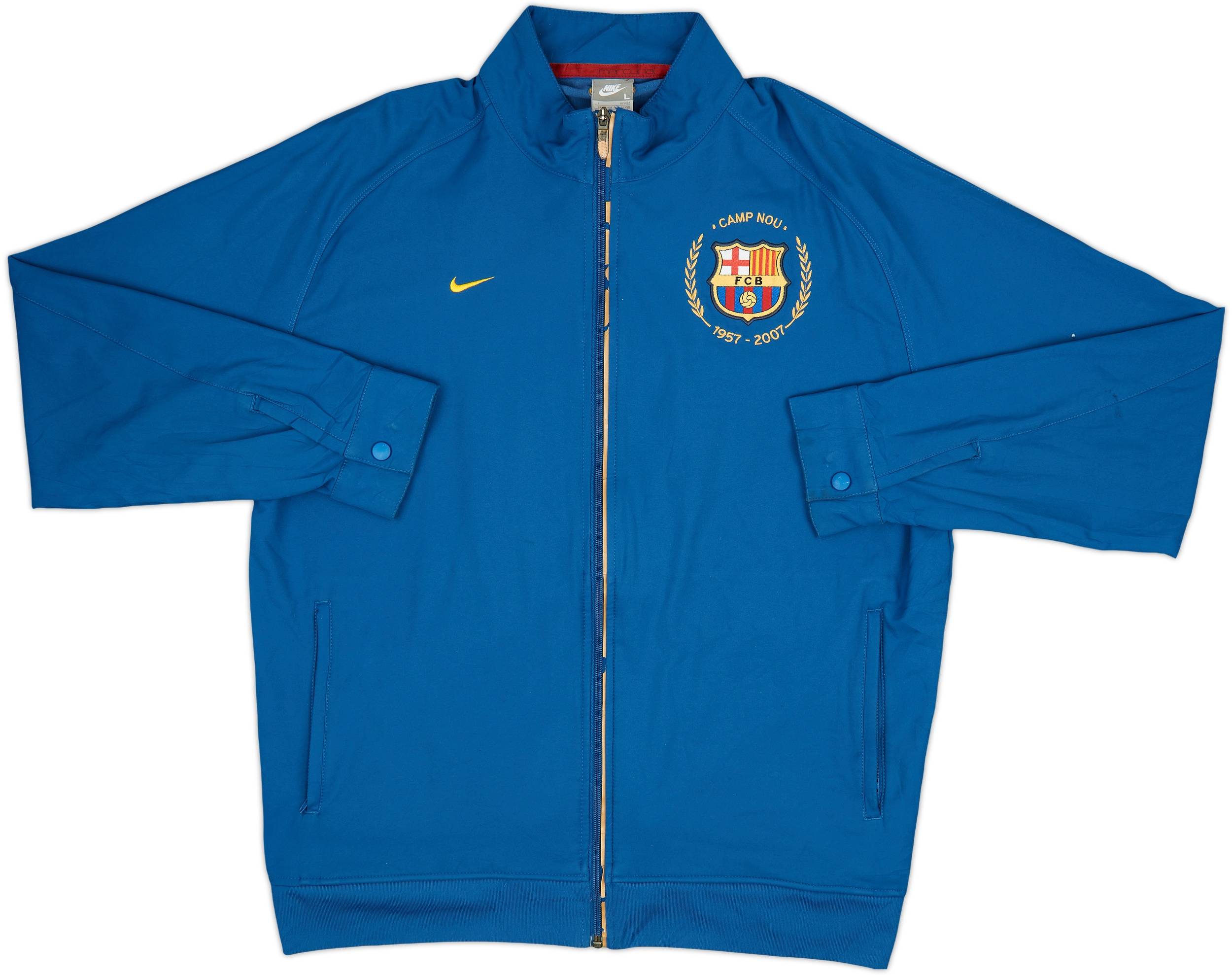 2007-08 Barcelona Nike Track Jacket - 7/10 - (L)