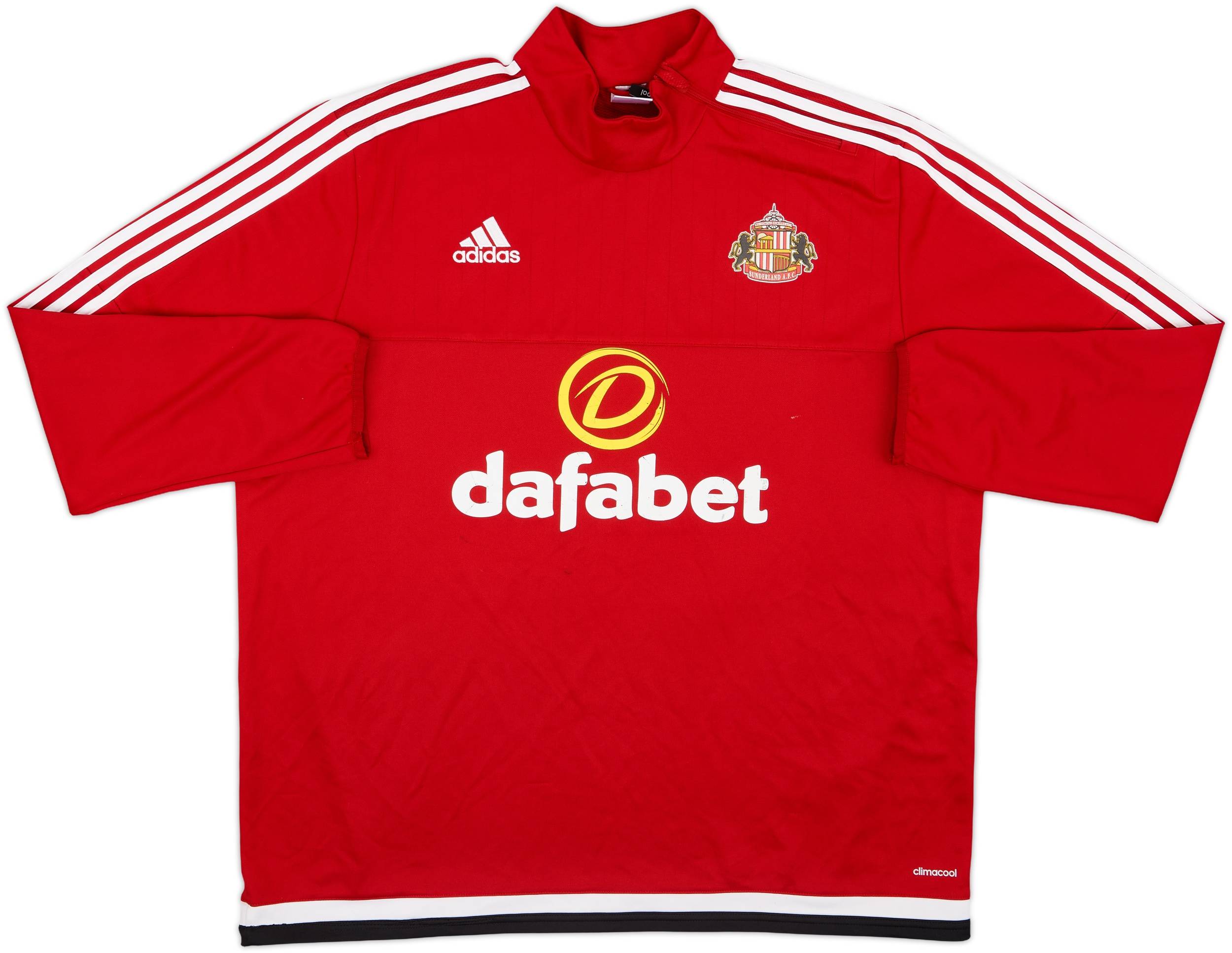 2015-16 Sunderland adidas 1/4 Zip Training Top - 6/10 - (XXL)