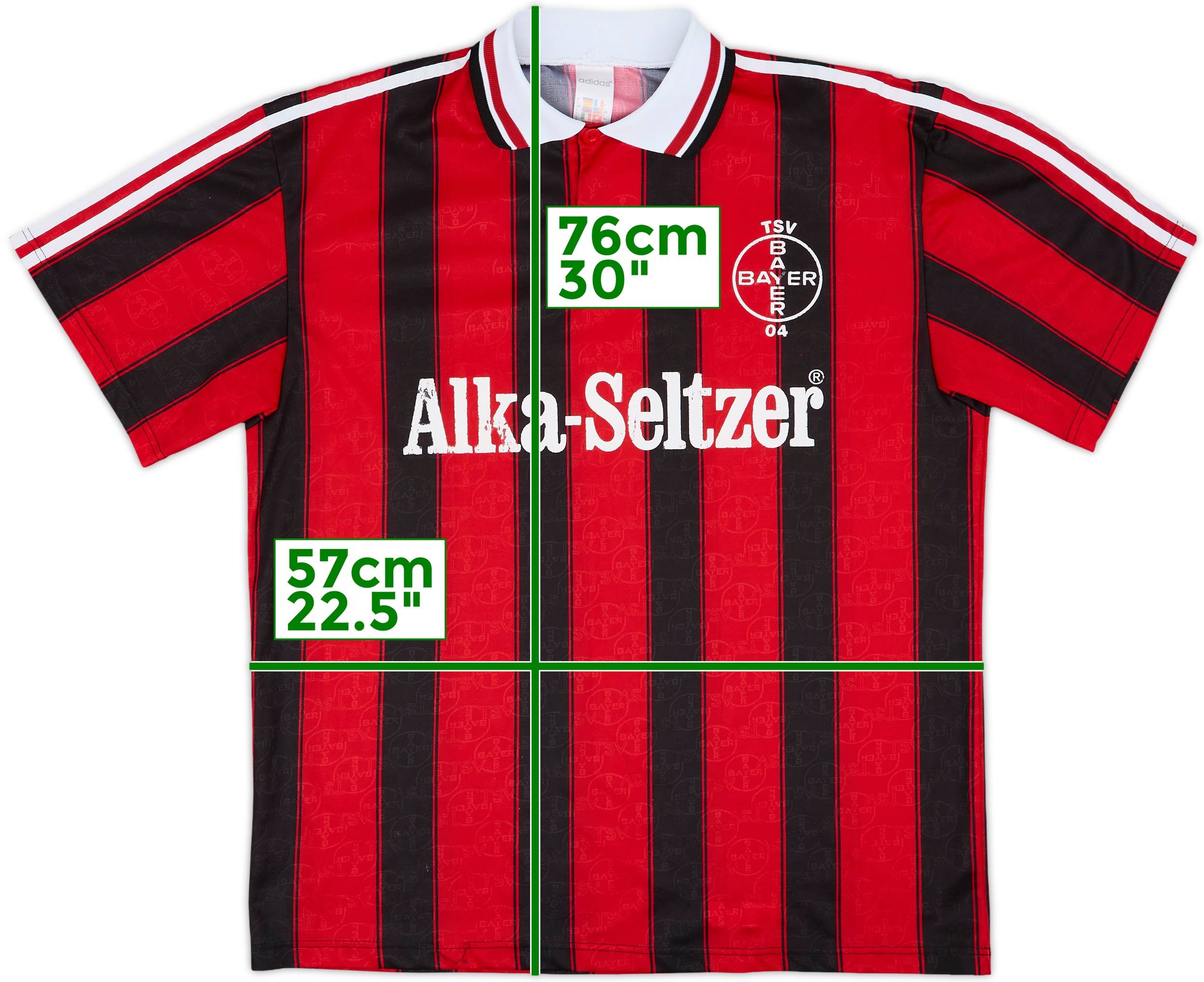 1995-96 Bayer Leverkusen Home Shirt - 5/10 - (L)