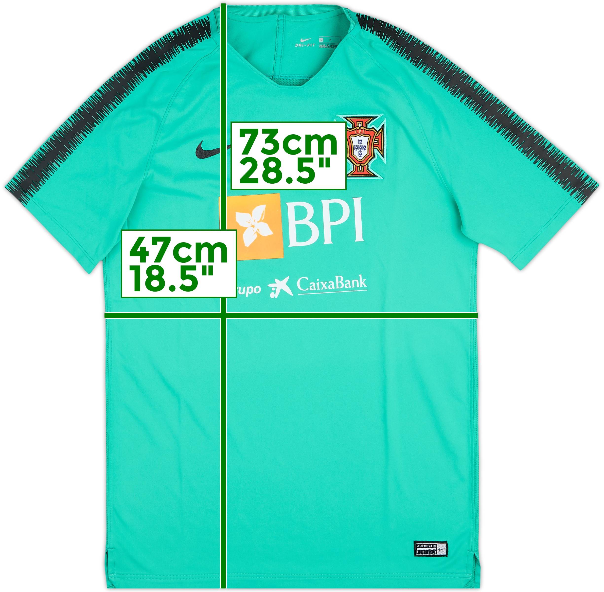 2018-20 Portugal Nike Player Issue Training Shirt - 7/10 - (L)