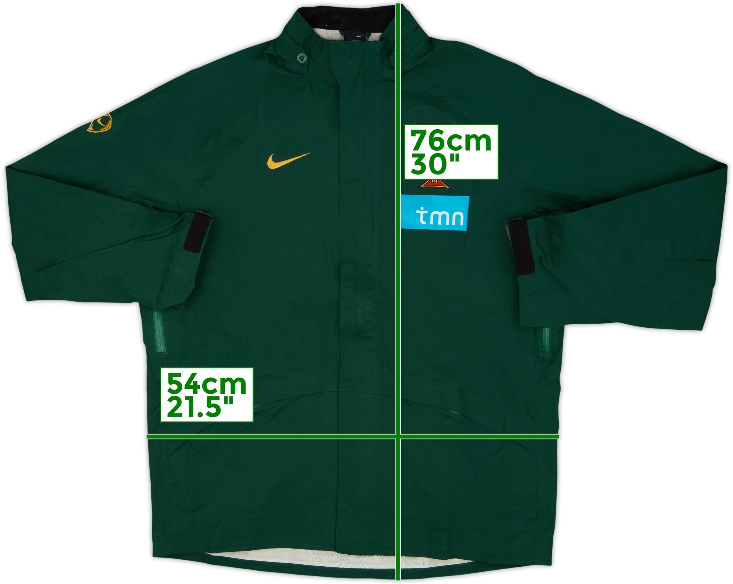 2006-07 Portugal Nike Player Issue Rain Jacket - 6/10 - (M)