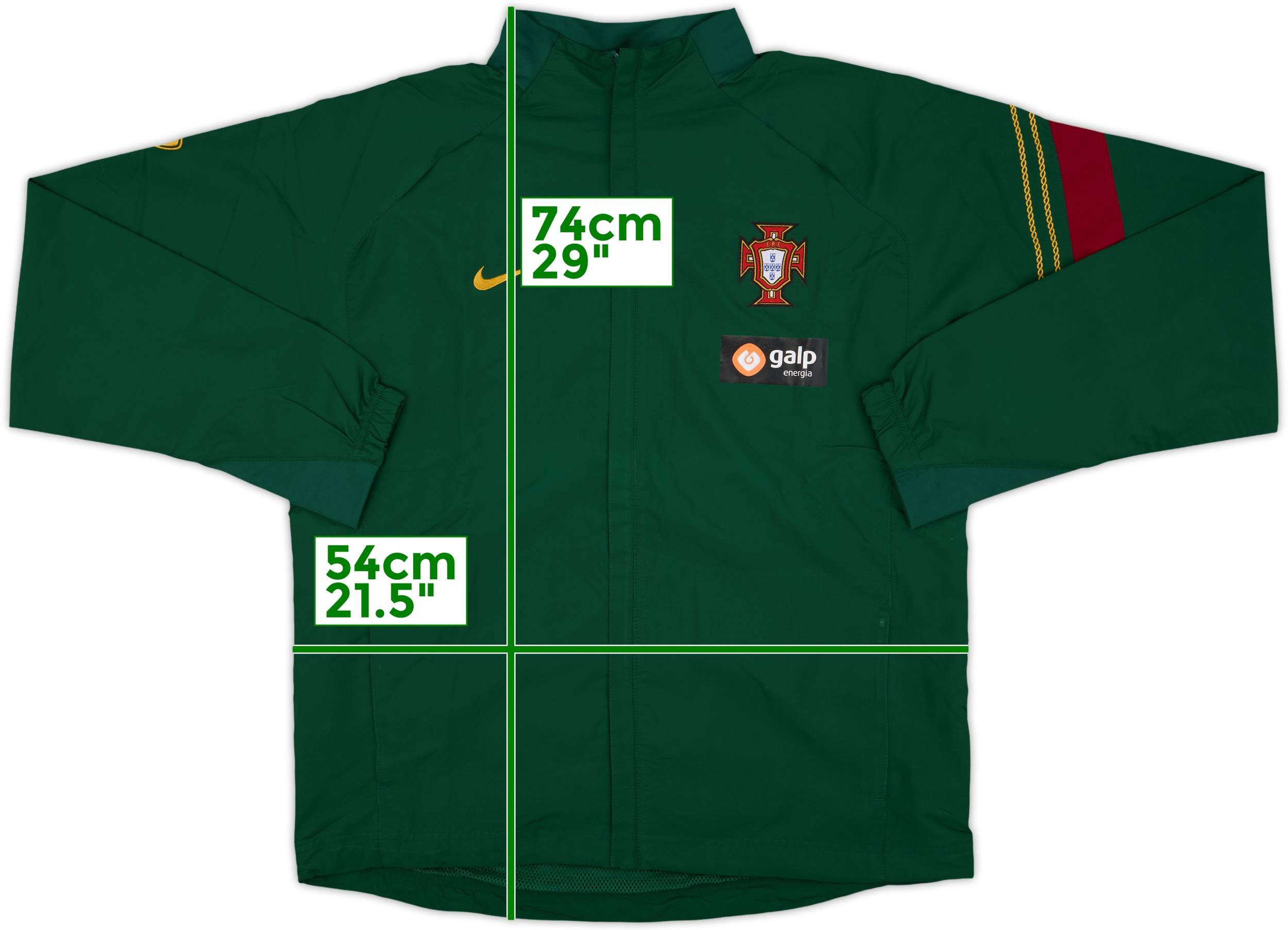 2006-07 Portugal Nike Player Issue Track Jacket - 8/10 - (L)