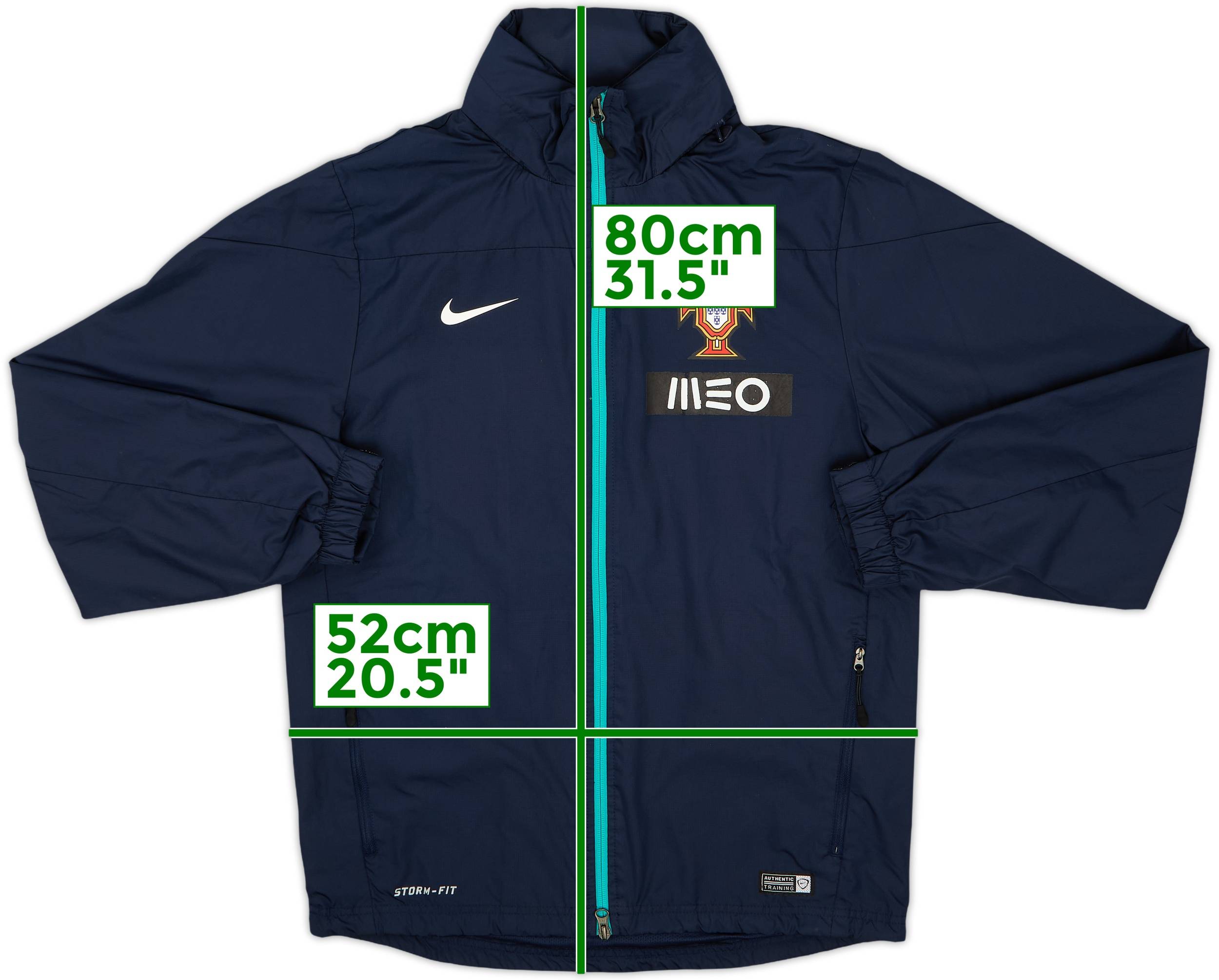 2014-15 Portugal Nike Player Issue Rain Jacket - 8/10 - (S)