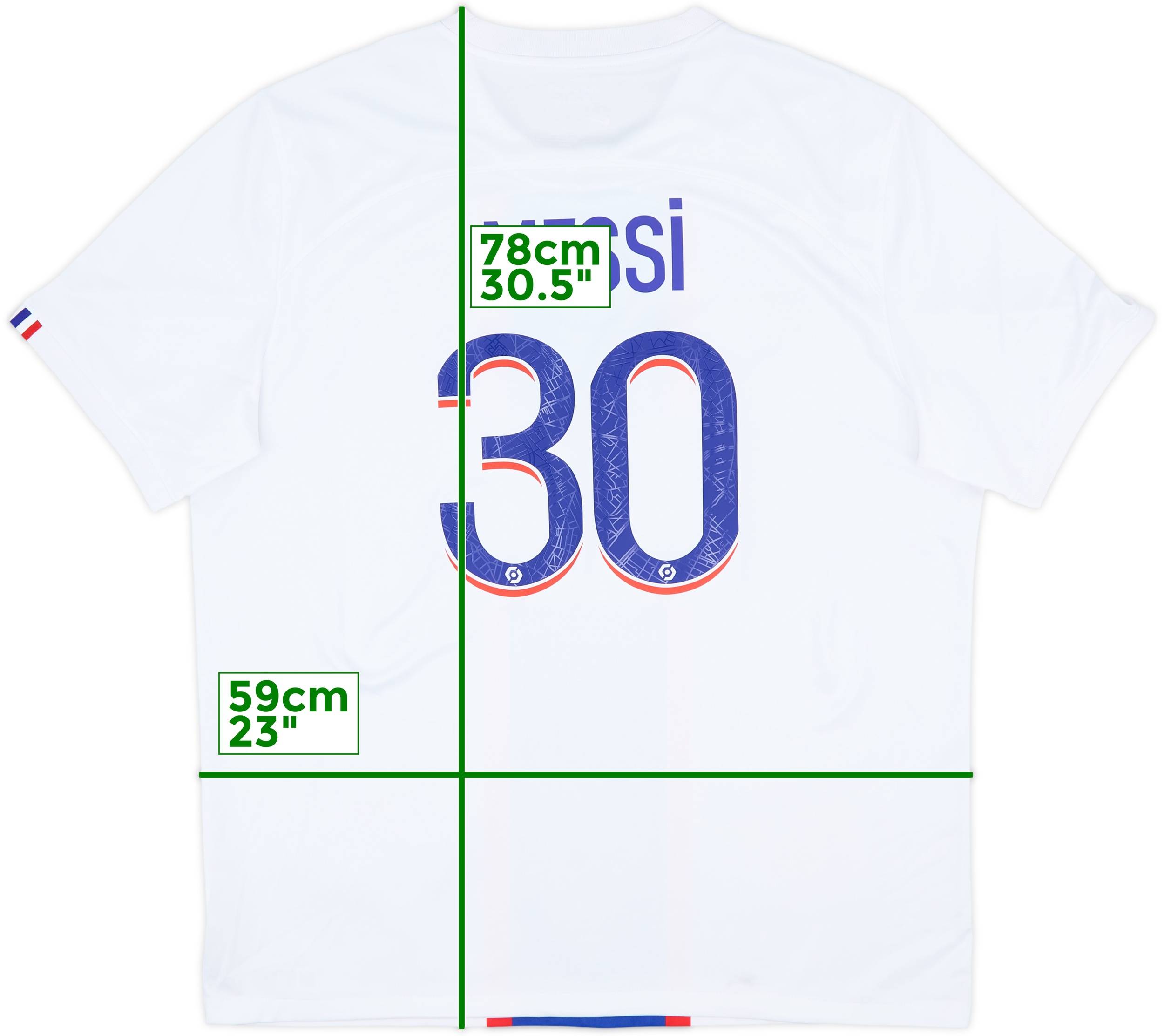 2022-23 Paris Saint-Germain Third Shirt Messi #30 - 8/10 - (XL)