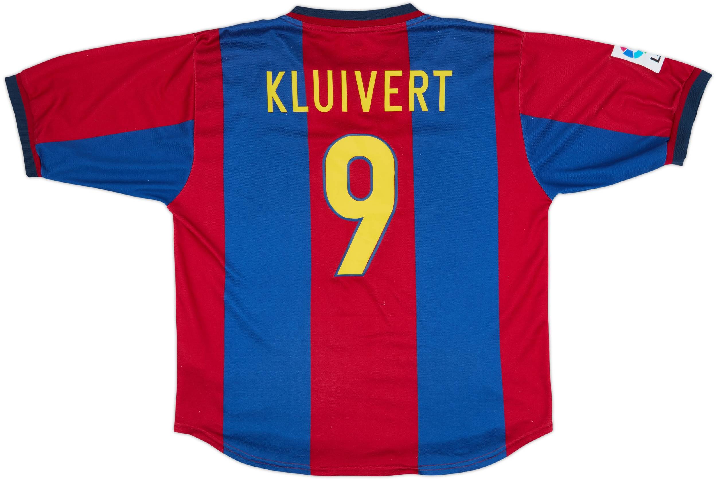 FCバルセロナ KLUIVERT 9番 シャツ 1998-00 Barcelona Home Shirt Kluivert #9 - 7/10 - (L)