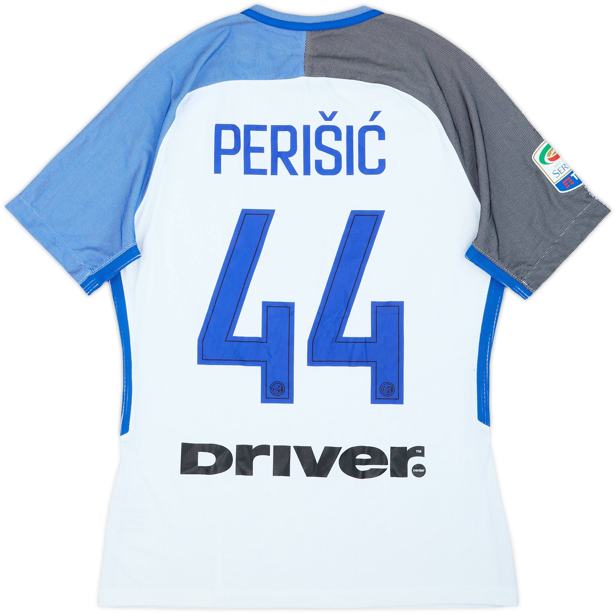 インテル　サイン入りユニフォーム　2017年　Inter セリエA 2017-18 Inter Milan Player Issue Away Shirt Perisic #44 - 8/10 - (L)