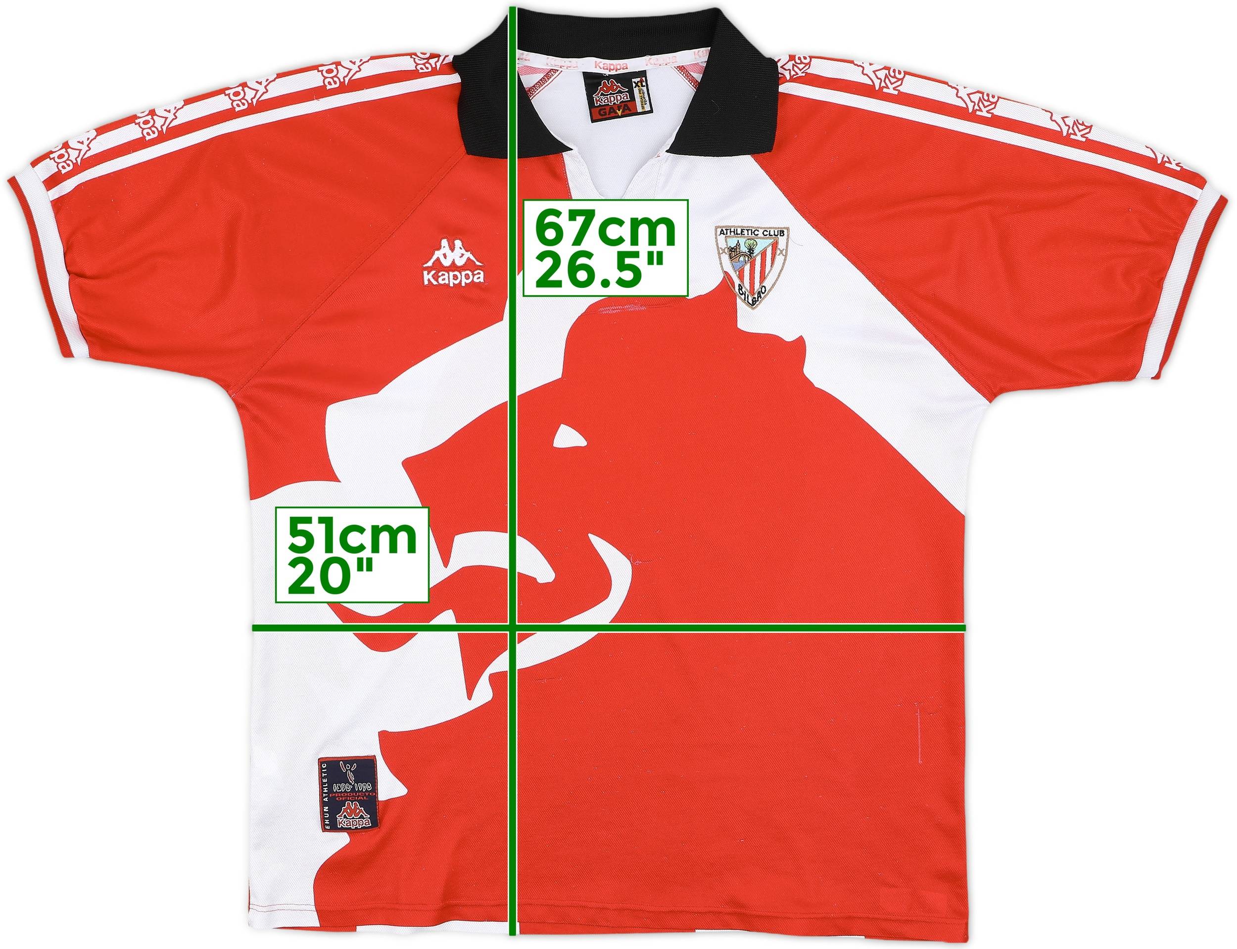 Kappa Athletic Club Bilbao ユニホーム MAGLIA athletic club bilbao kappa 1994-95 VINTAGE SHIRT