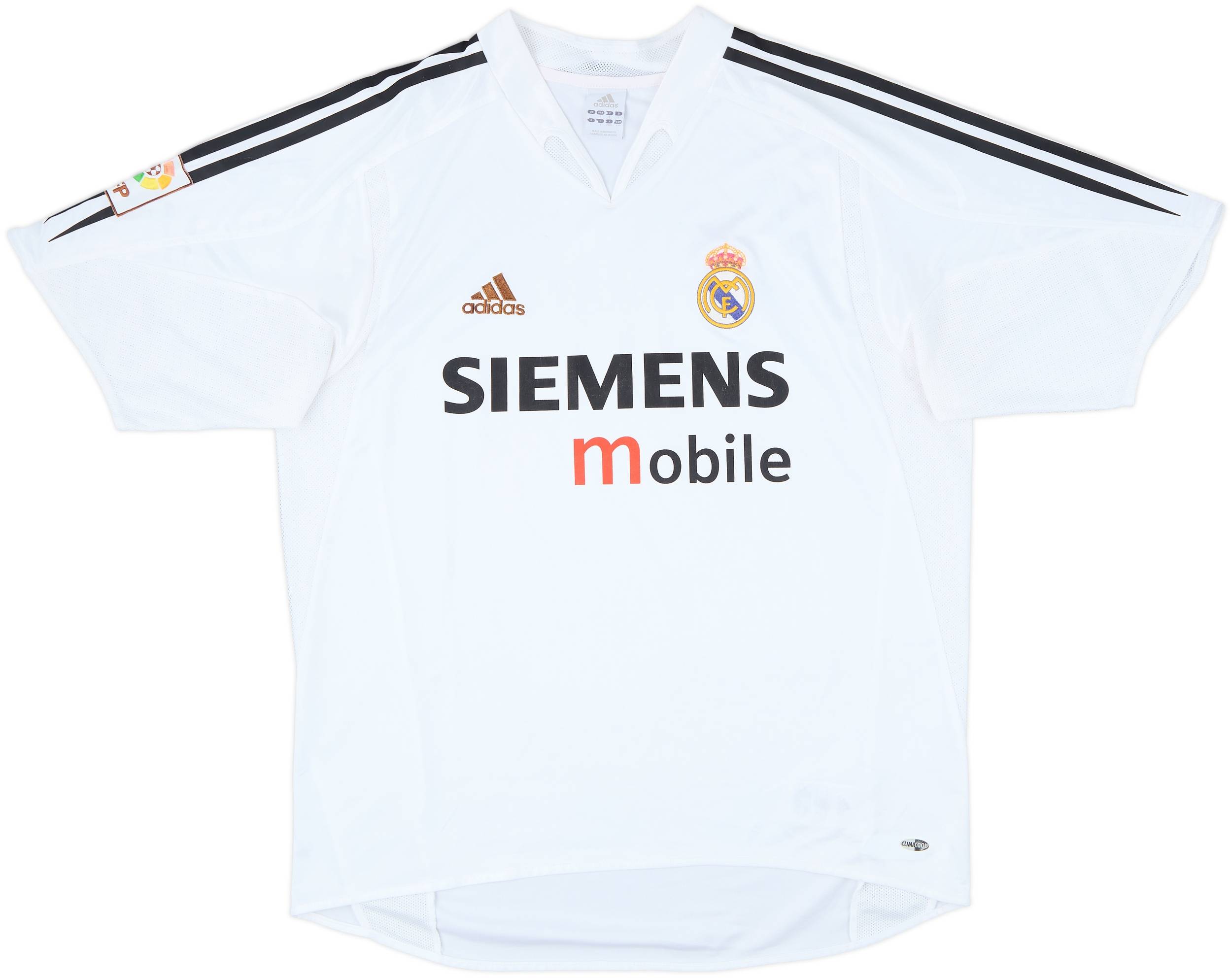 ウェア Real Madrid 04/05 Home Authentic jersey 2004-05 Real Madrid Home Shirt - 5/10 - (L)