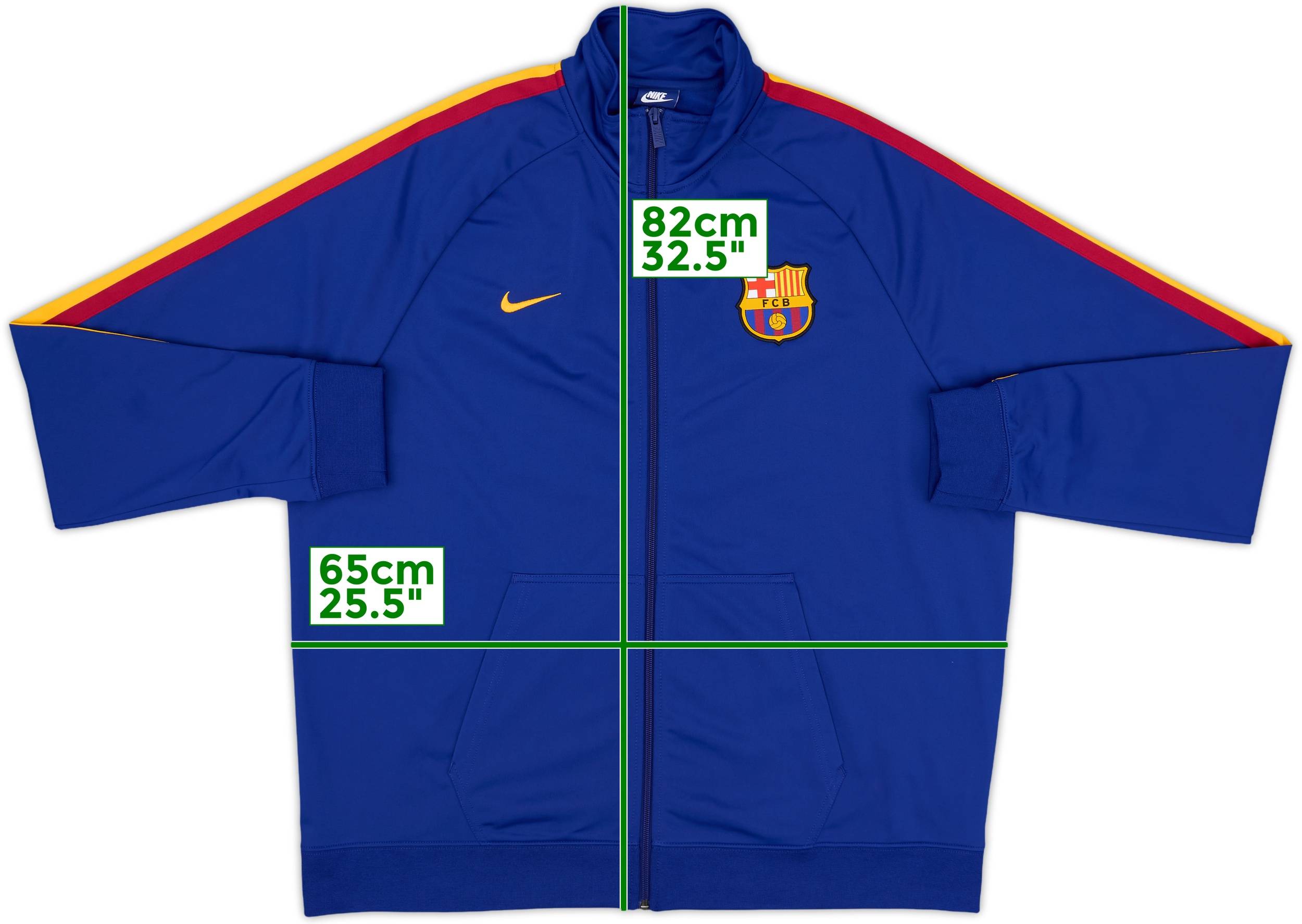 2018-19 Barcelona Nike Track Jacket - 10/10 - (XXL)