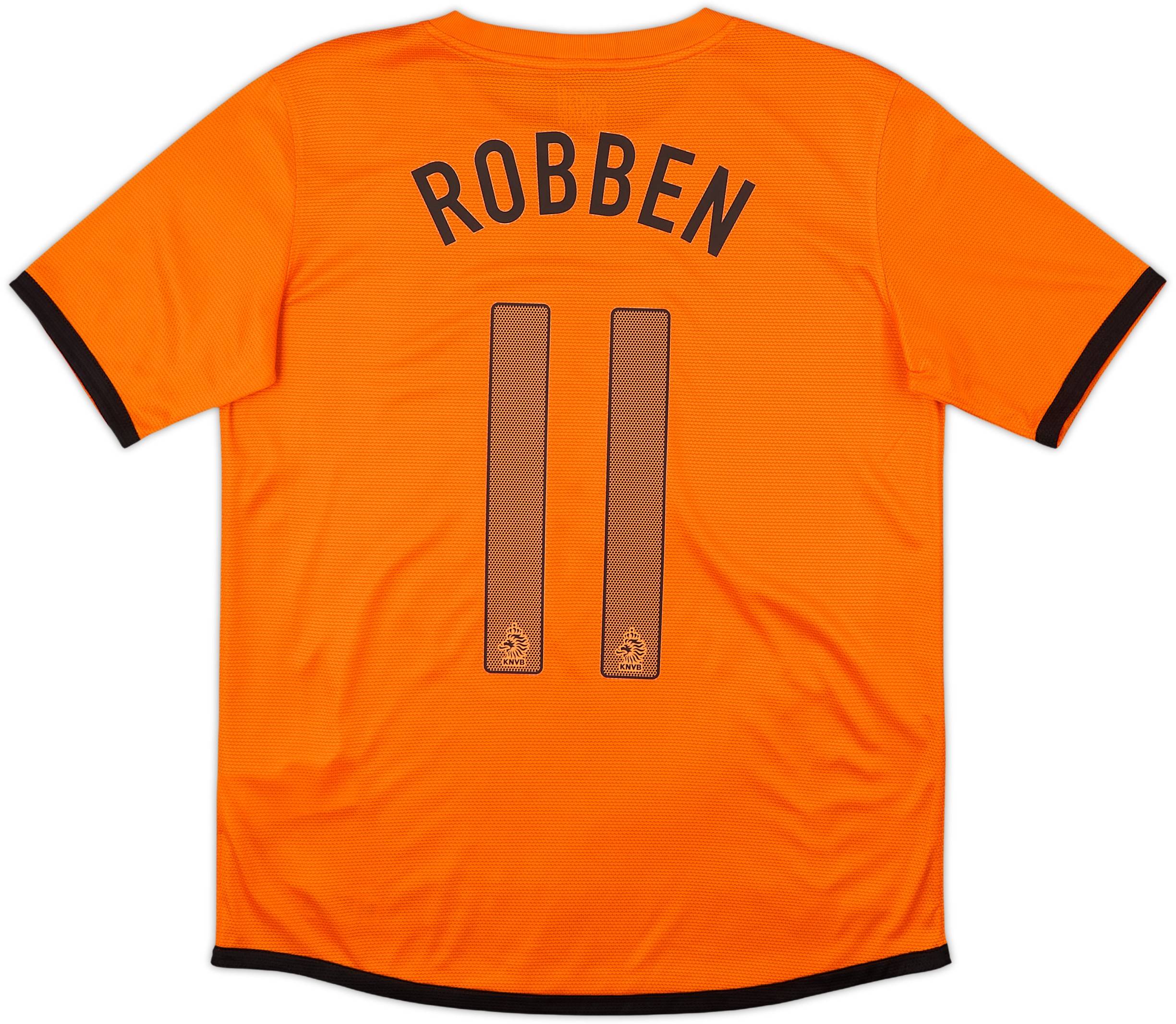 2012-13 Netherlands Home Shirt Robben #11 - 9/10 - (XL.Boys)