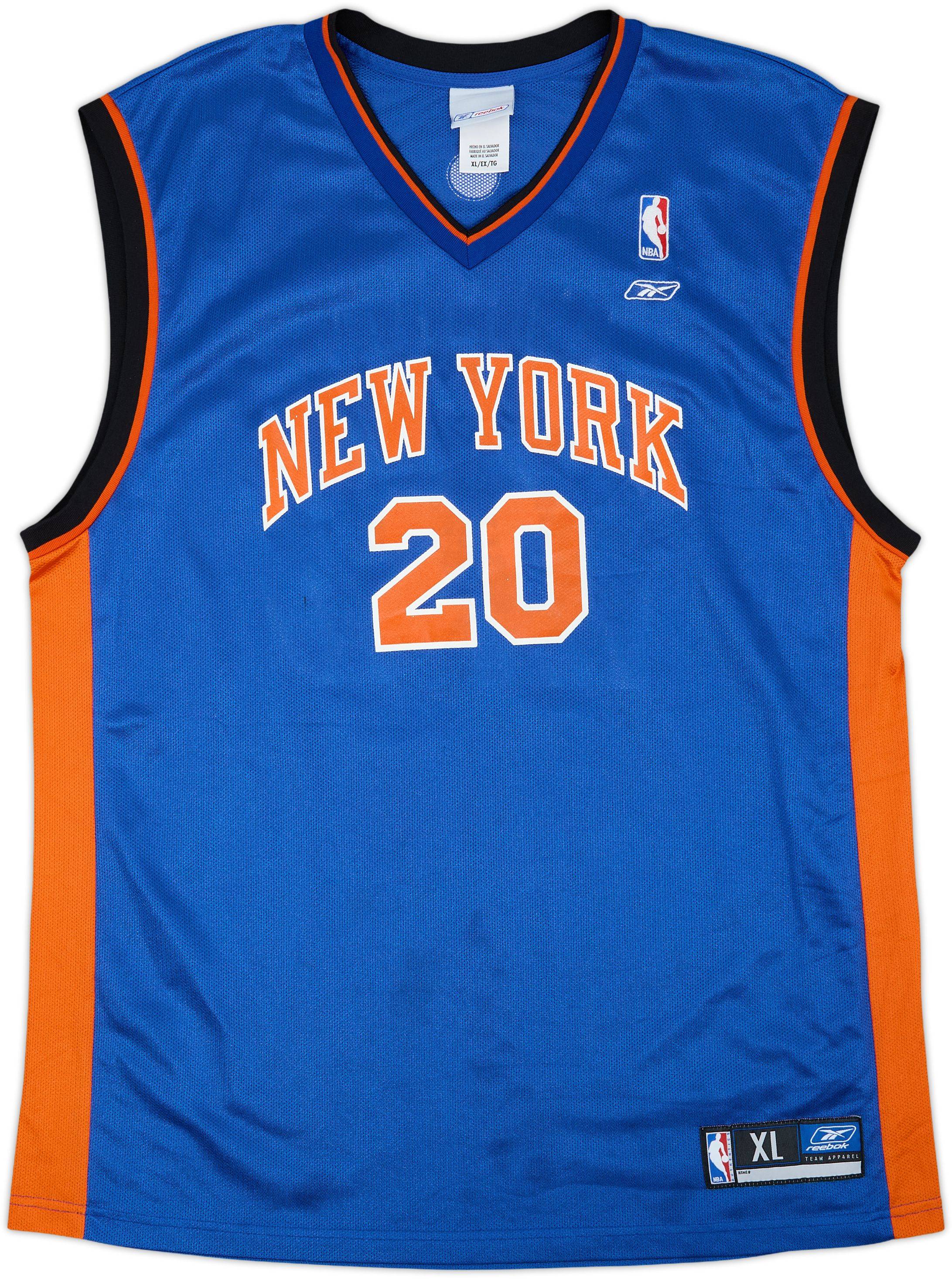 2002-05 New York Knicks Houston #20 Reebok Away Jersey - 8/10 - (XL)