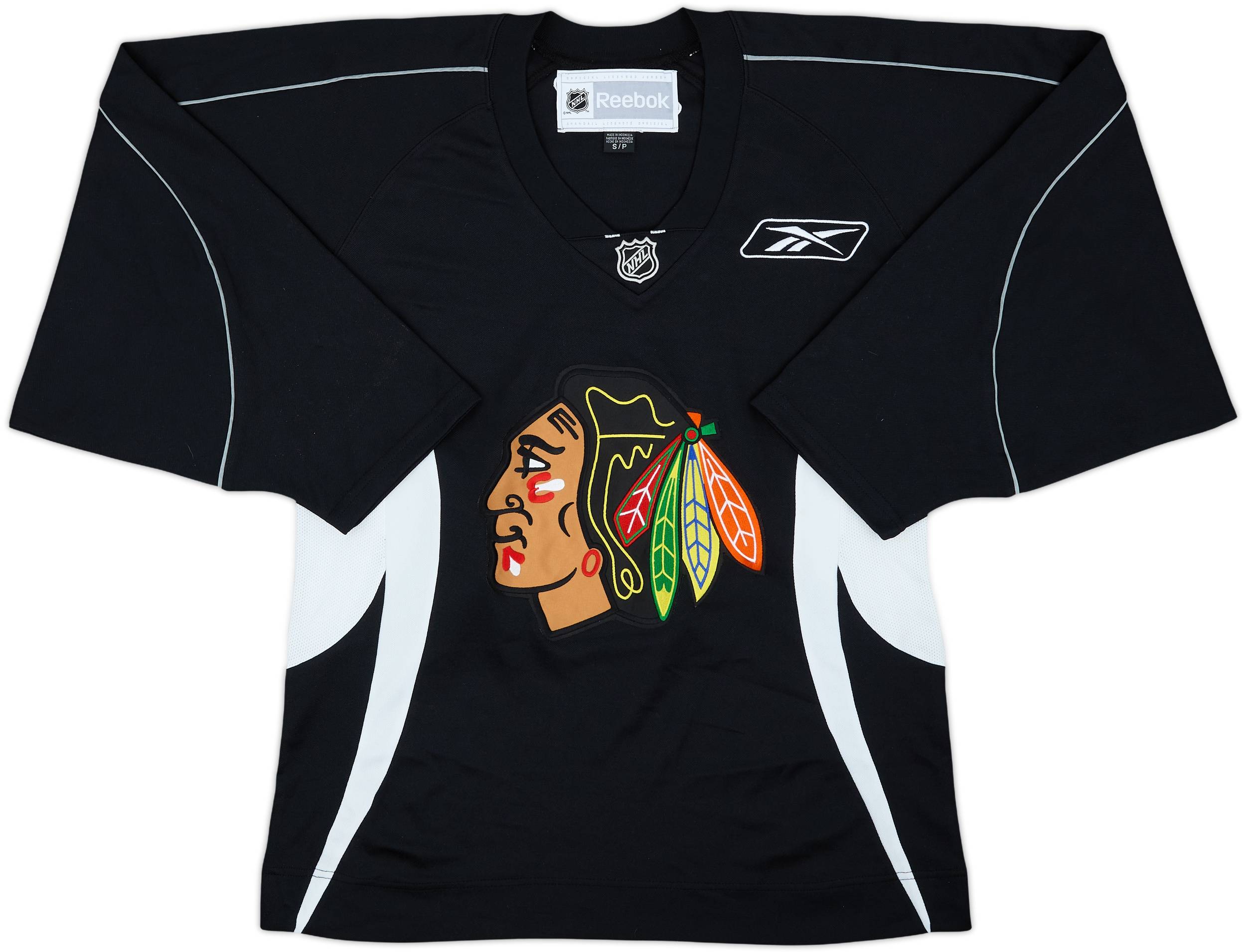 Reebok - 【Reebok】NHL Blackhawks ホッケーゲームシャツ A-3780 2007-11 Chicago Blackhawks Reebok Training Jersey - 8/10 - (S)
