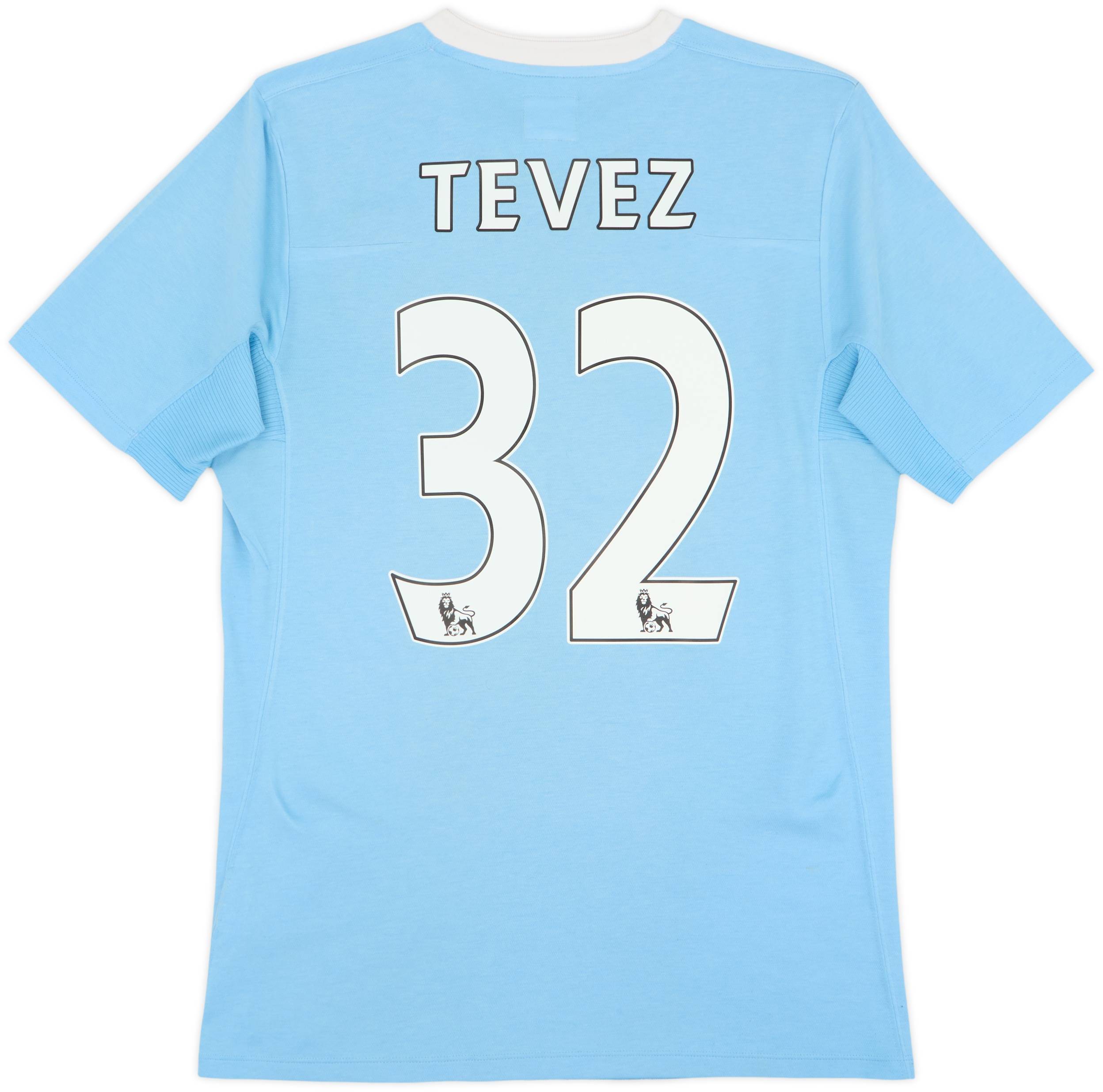 2009-10 Manchester City Home Shirt Tevez #32 - 6/10 - (S)