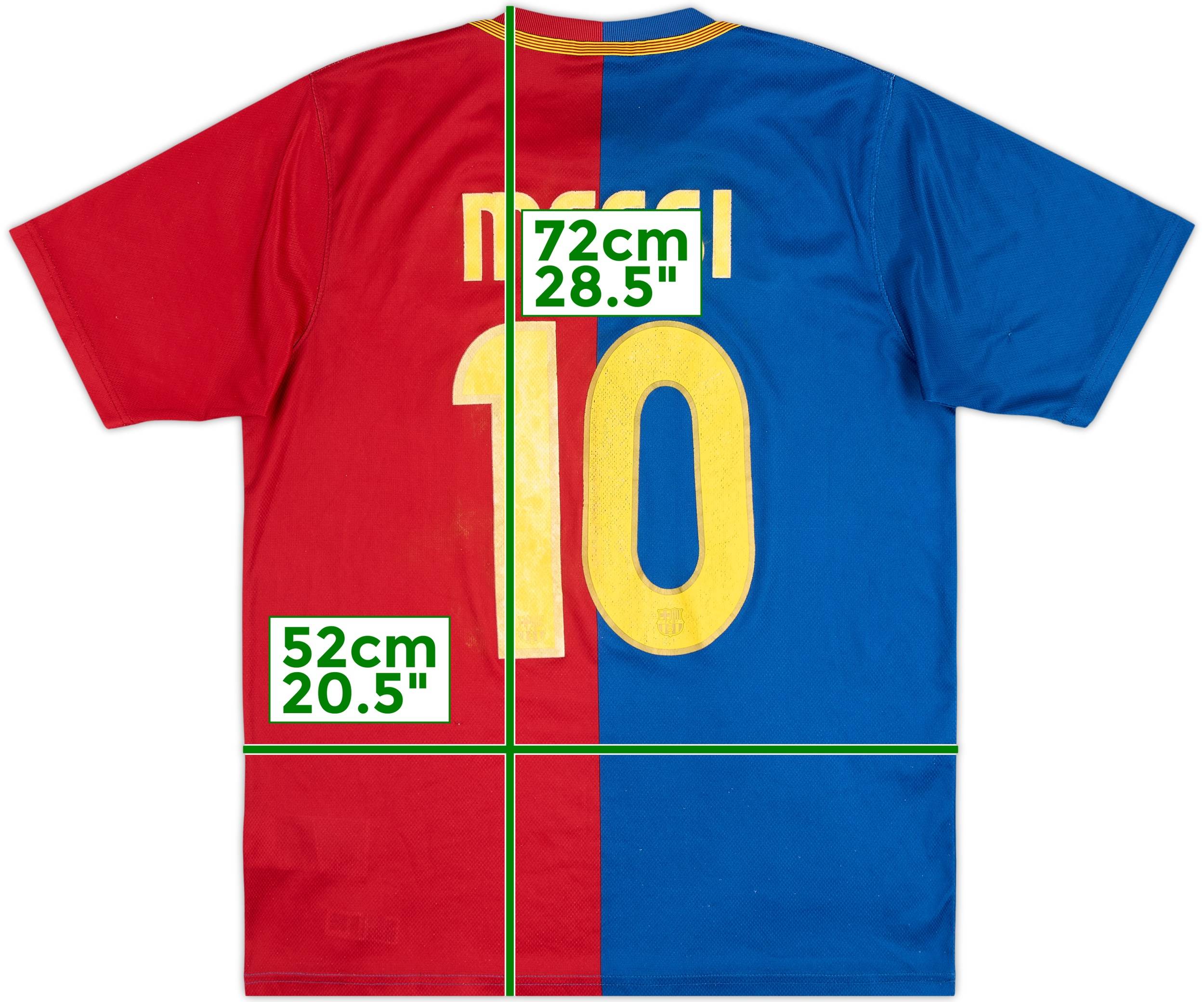 2008-09 Barcelona Basic Home Shirt Messi #10 - 5/10 - (M)