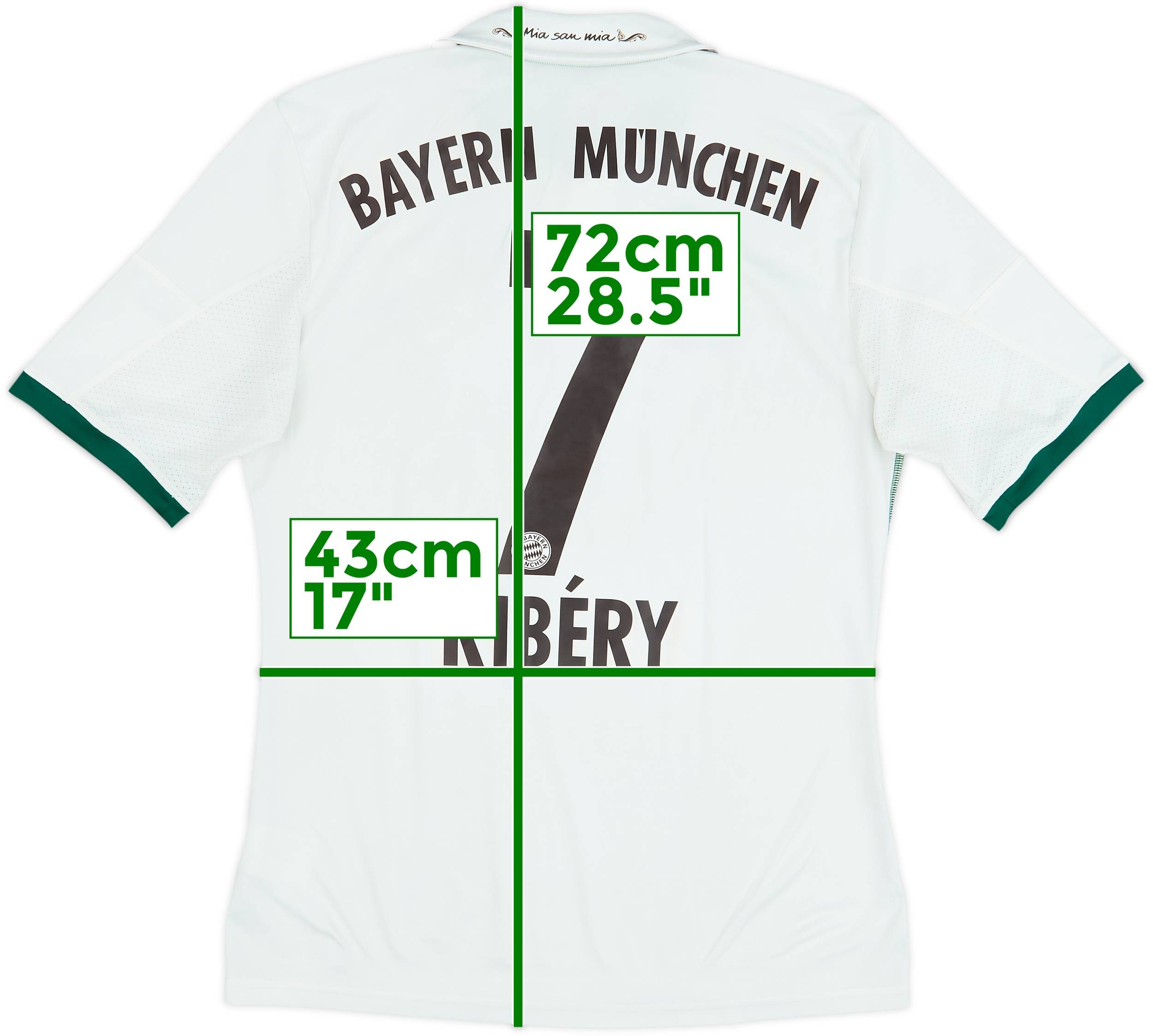 2013-14 Bayern Munich Away Shirt Ribery #7 - 8/10 - (S)