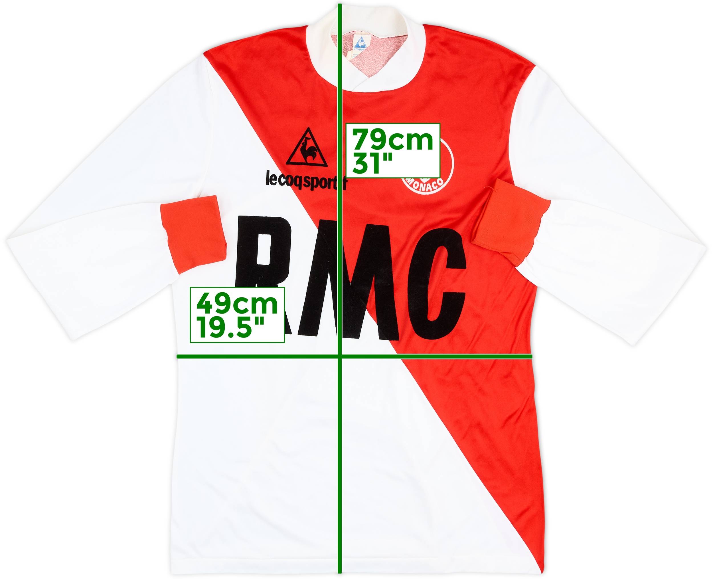 1980-82 Monaco Home L/S Shirt - 9/10 - (L)