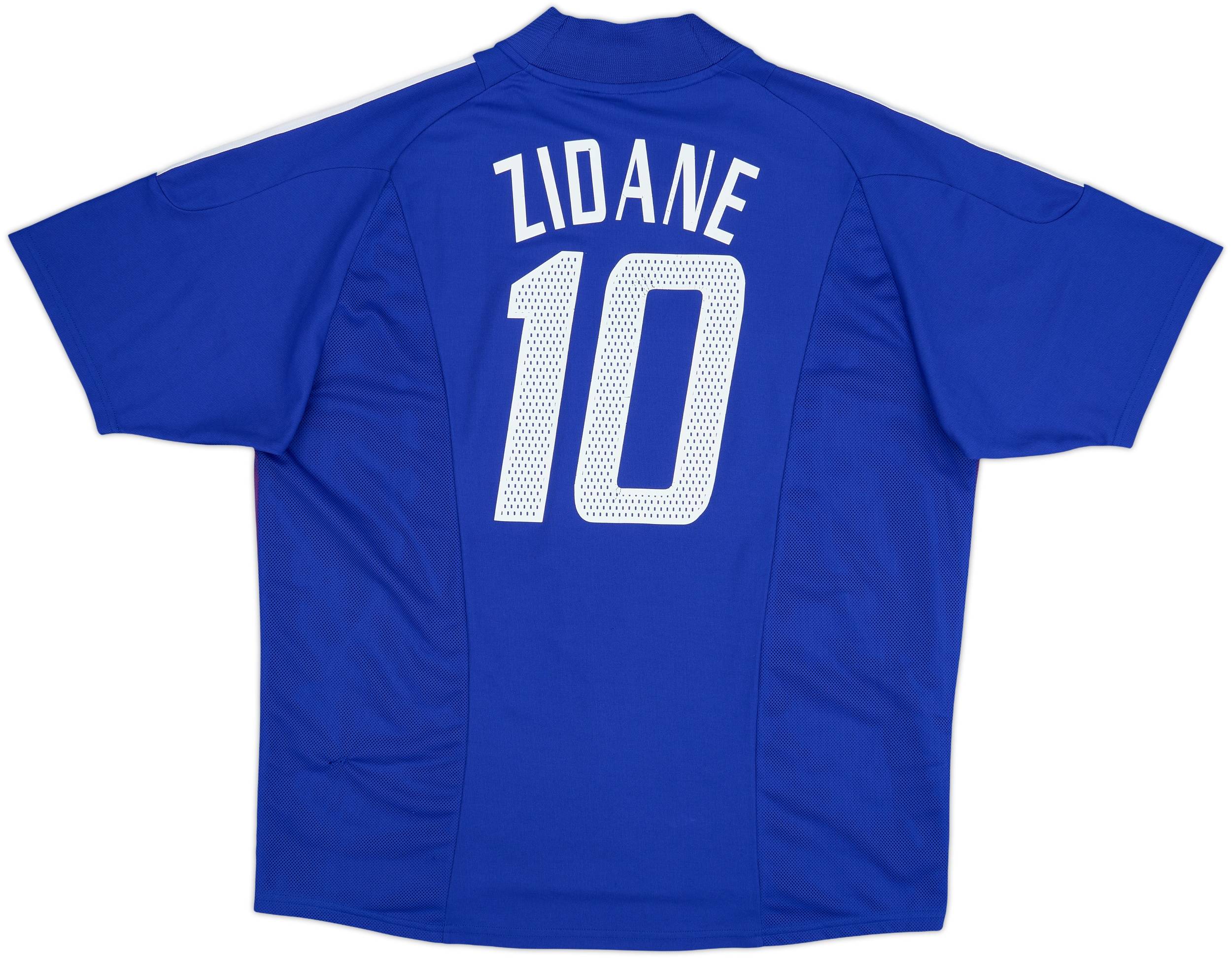 2002-04 France Home Shirt Zidane #10 - 7/10 - (XXL)