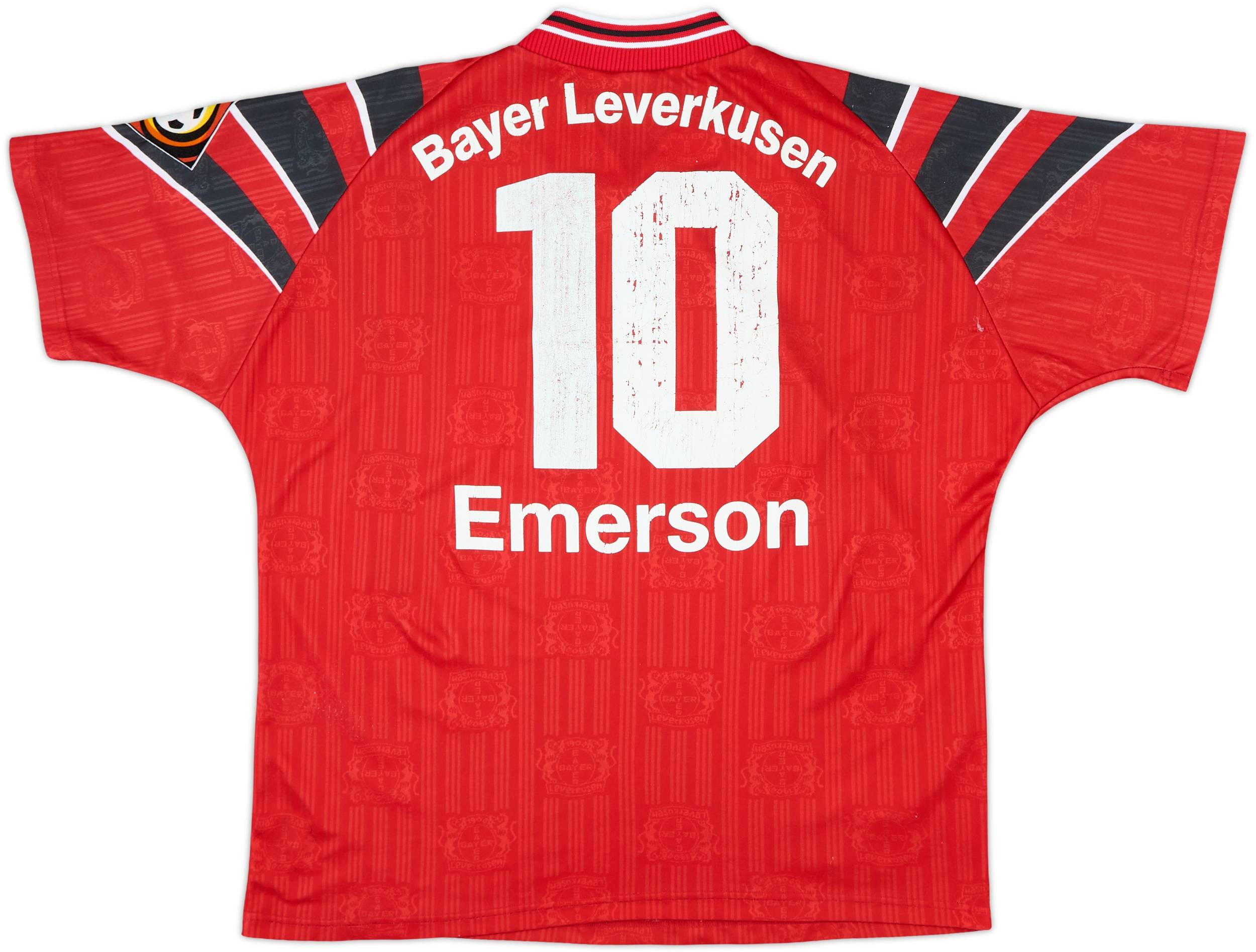 1996-97 Bayer Leverkusen Home Shirt Emerson #10 - 6/10 - (XL)
