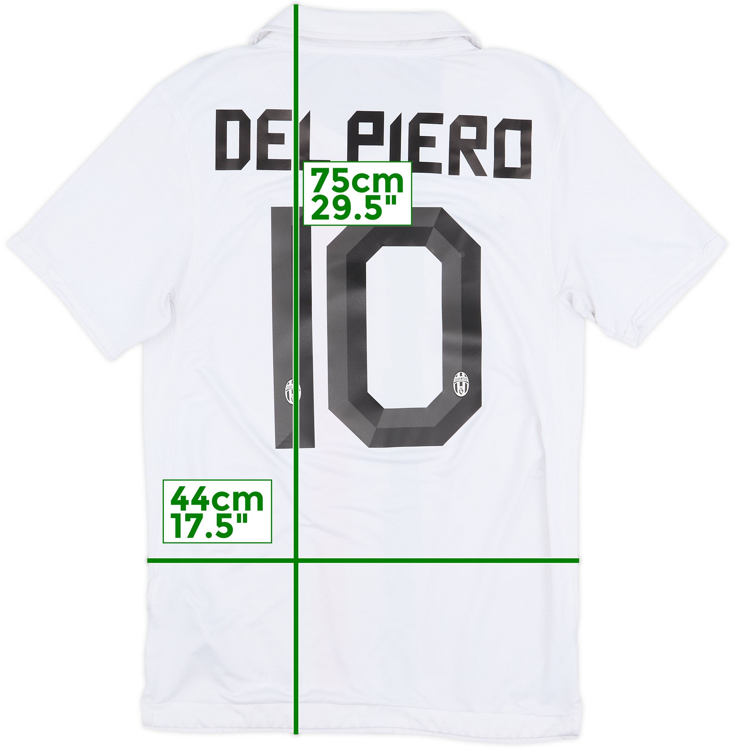 ユベントス DEL PIERO 10 シャツ 2010-12 Juventus Away Shirt Del Piero #10 - 7/10 - (S)