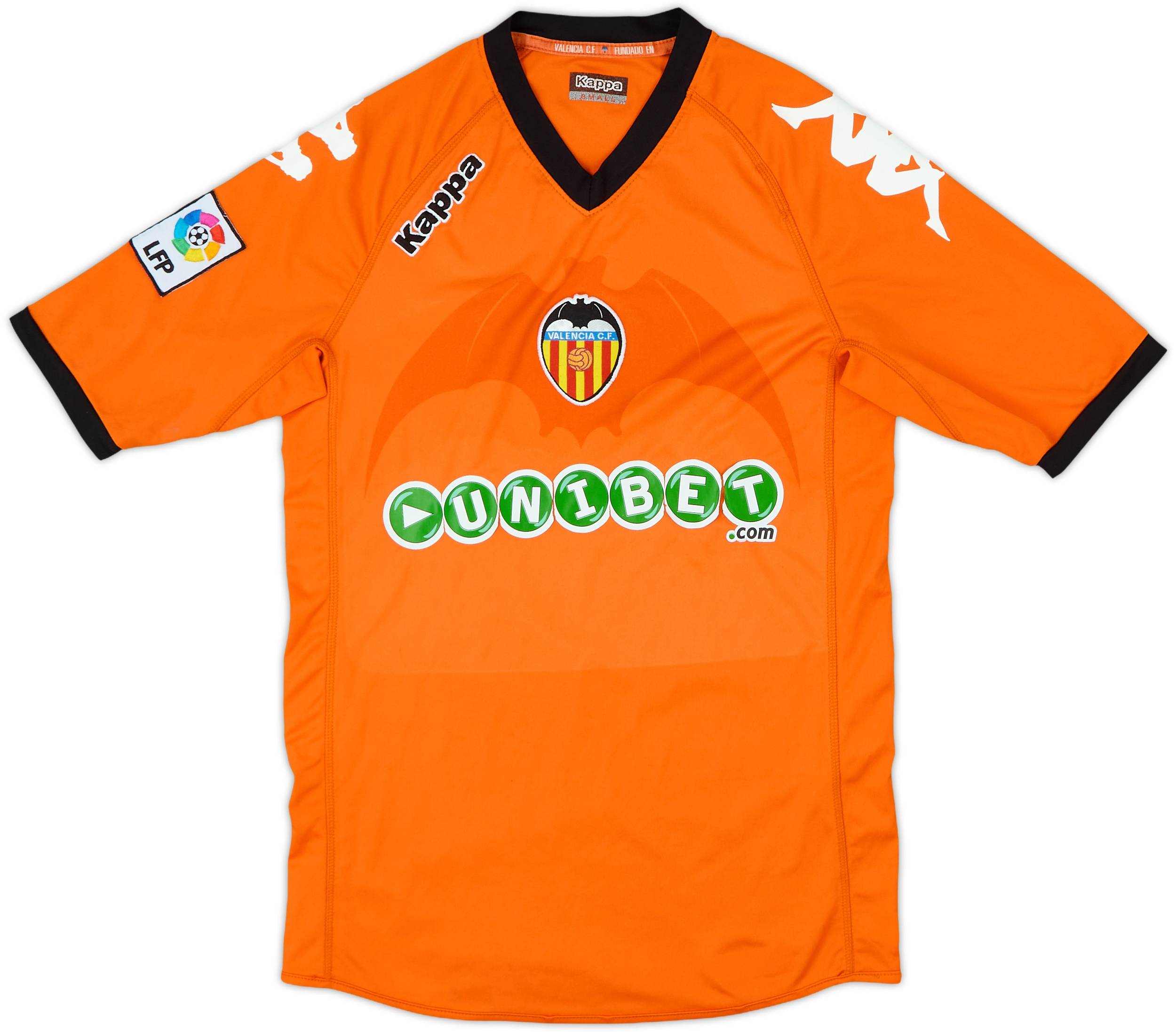 ウェア 10/11 Valencia CF Away Jersey 2010-11 Valencia Away Shirt - 7/10 - (S)