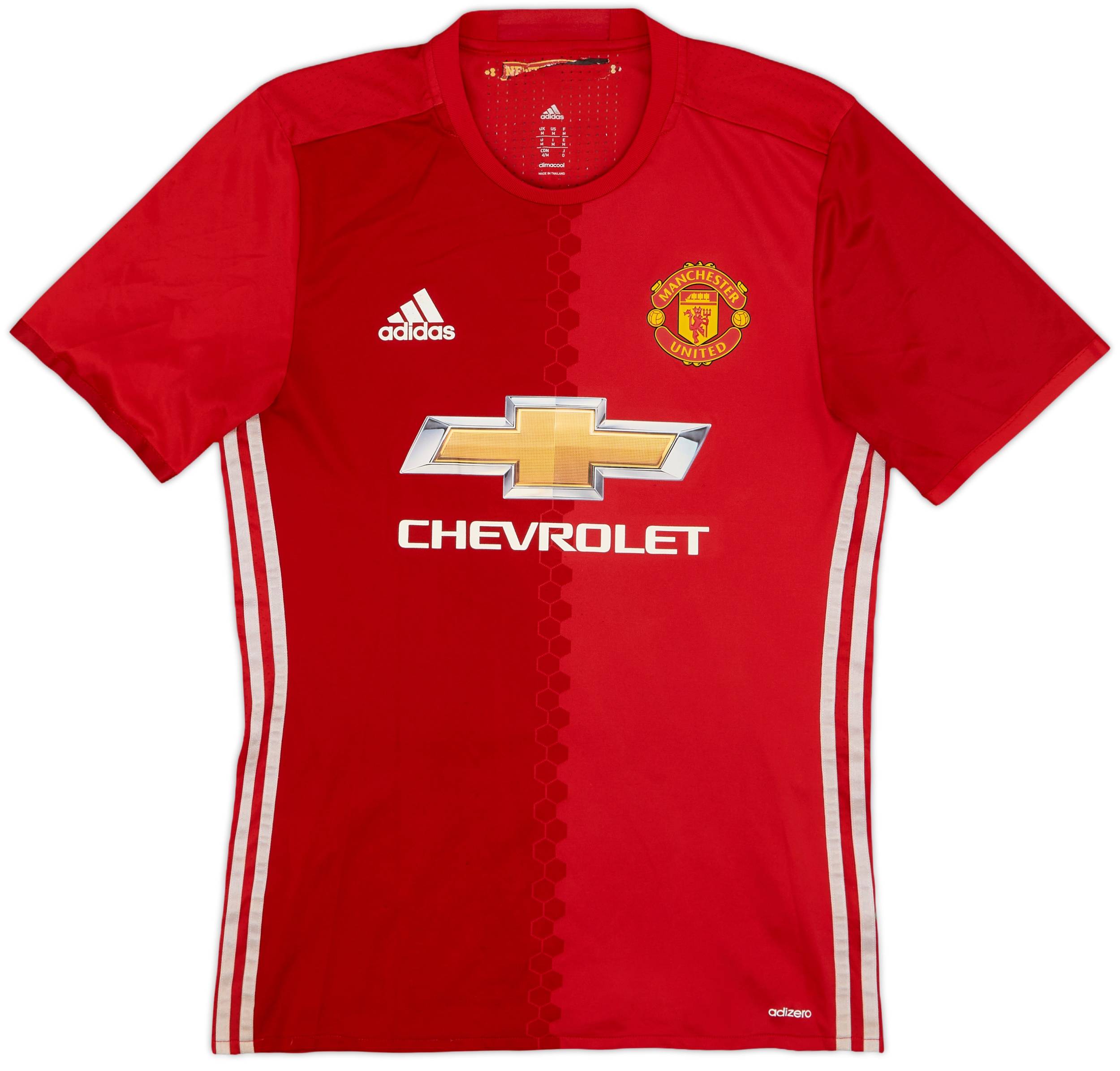 2016-17 Manchester United Authentic Home Shirt Rooney #10 - 7/10 - (M)