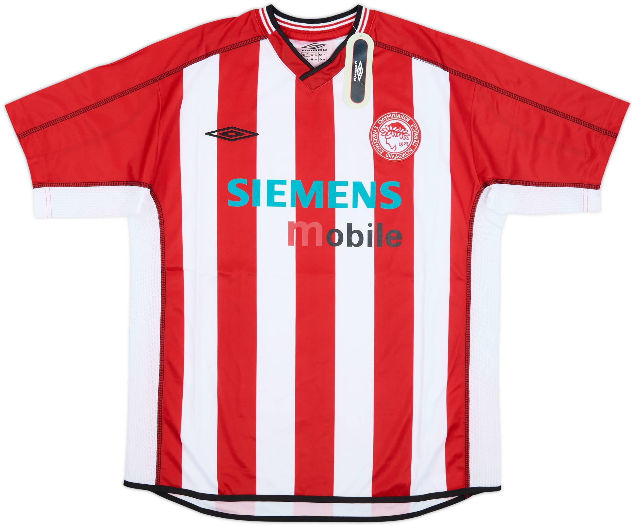 2002-03 Olympiakos Home Shirt (M)