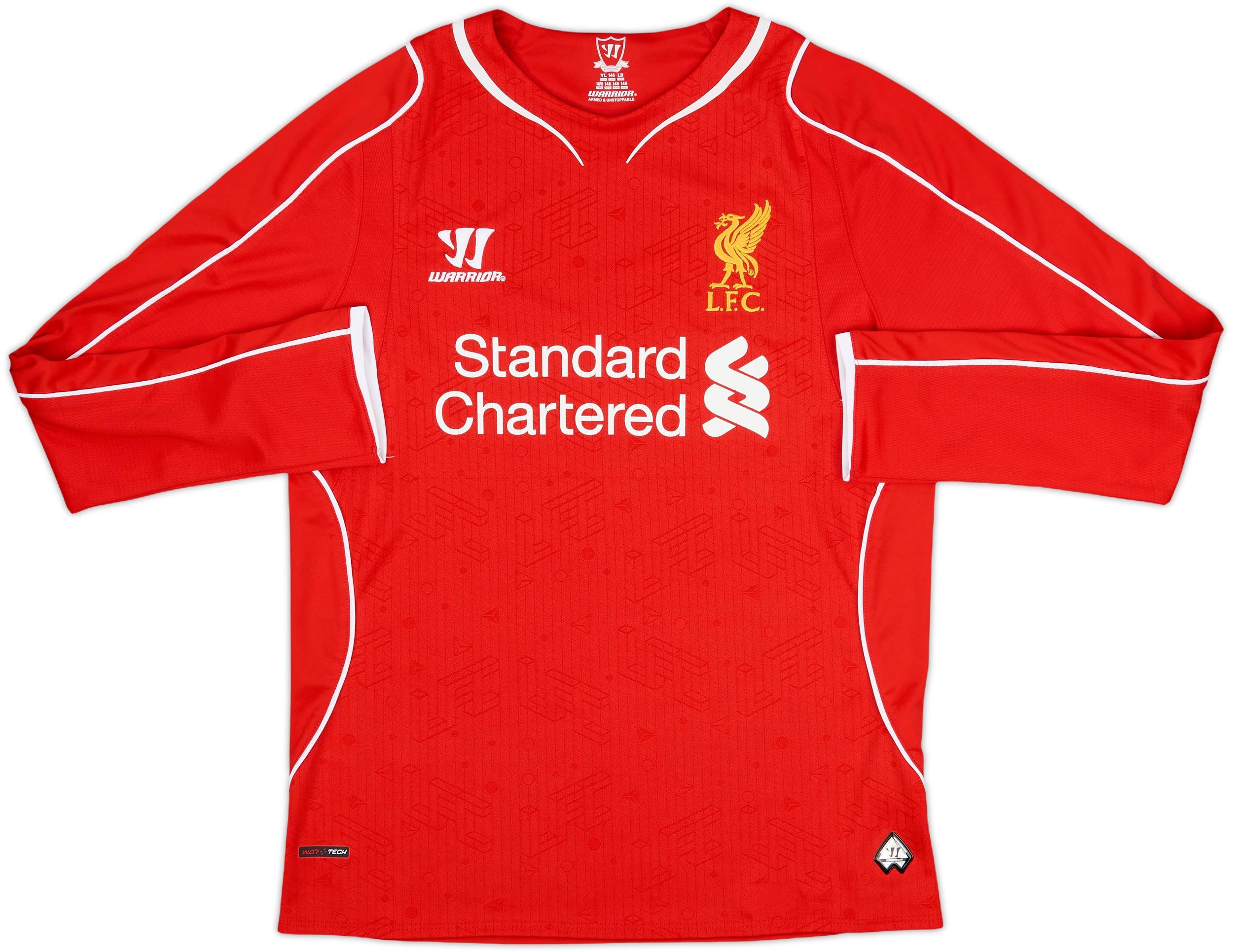 2014-15 Liverpool Home L/S Shirt 7/10