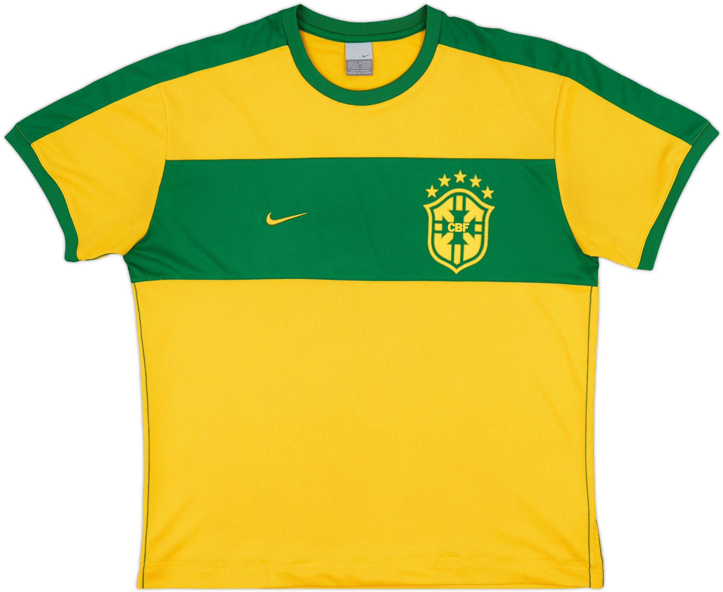 2006-07 Brazil Nike Training Shirt #10 - 6/10 - (XL)