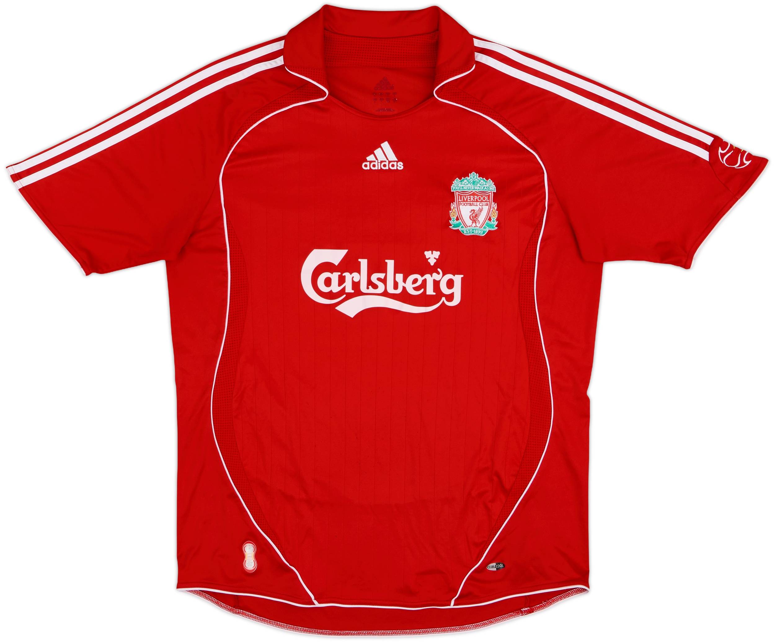2006-08 Liverpool Home Shirt Gerrard #8 - 6/10 - (L)