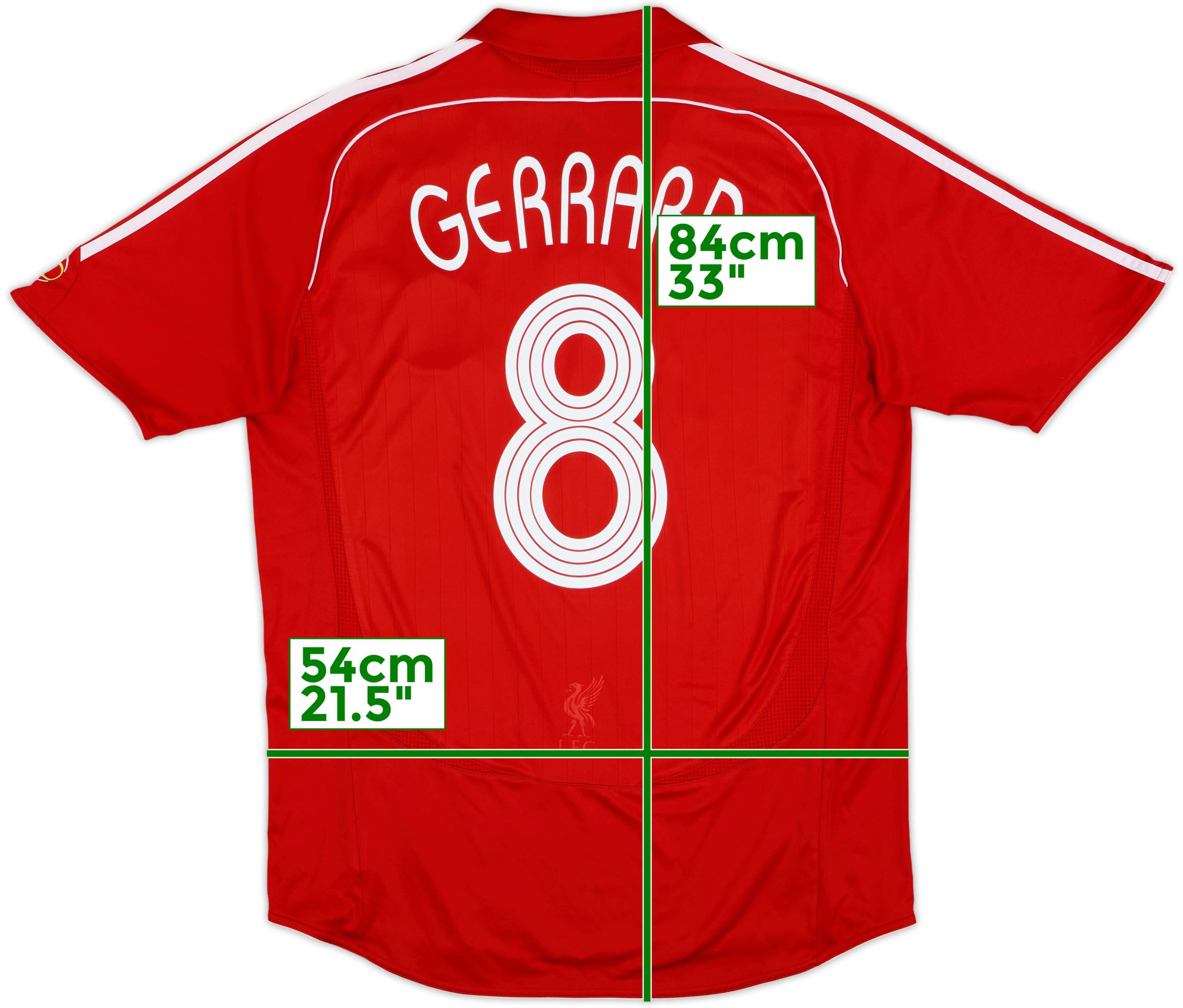 バ*ク様 リバプール GERRARD 8番 シャツ Liverpool F.C. Shirt Steven Gerrard #8 Jersey Long Sleeve