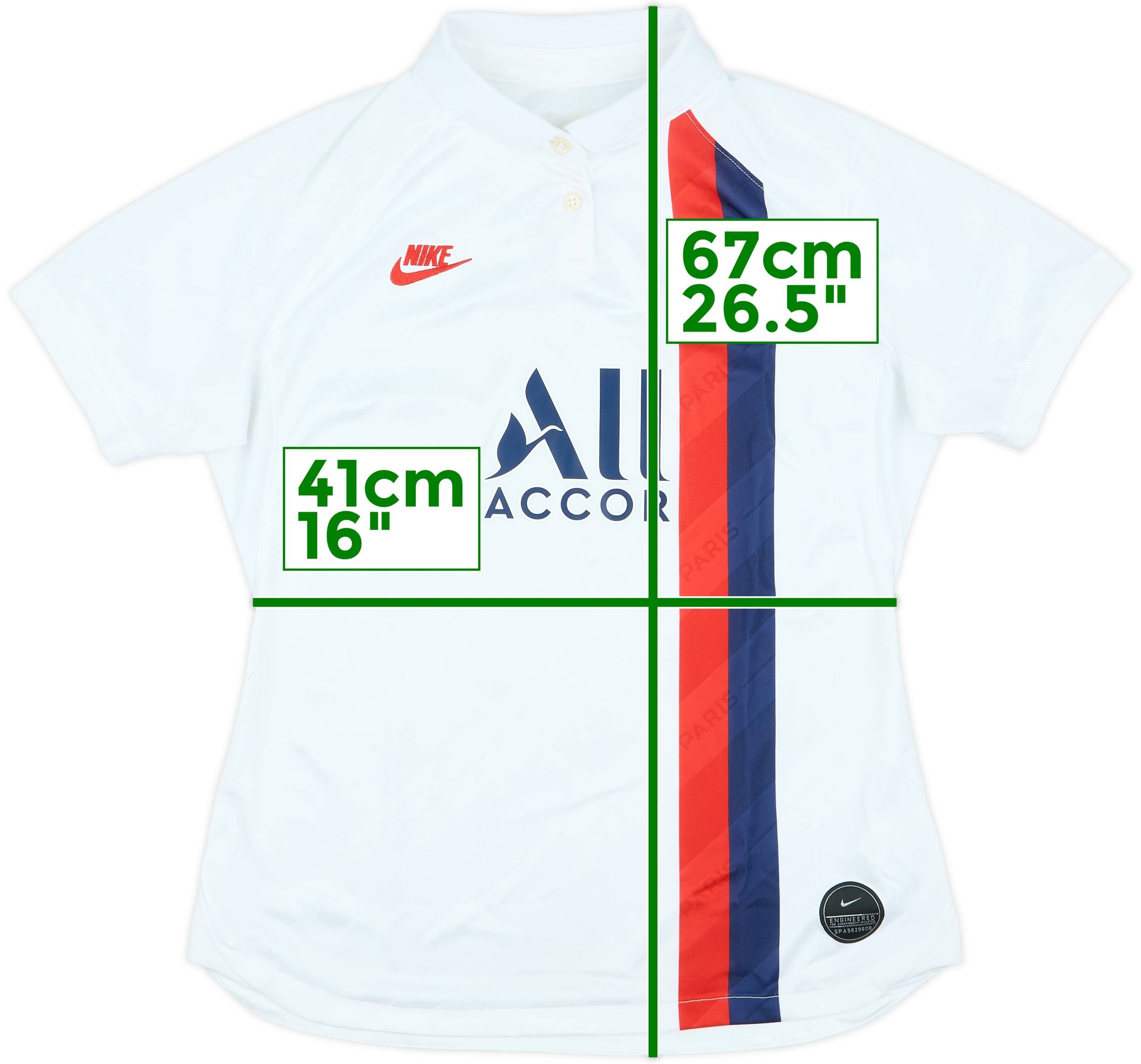 2019-20 Paris Saint-Germain Third Shirt - 9/10 - (Women's M)