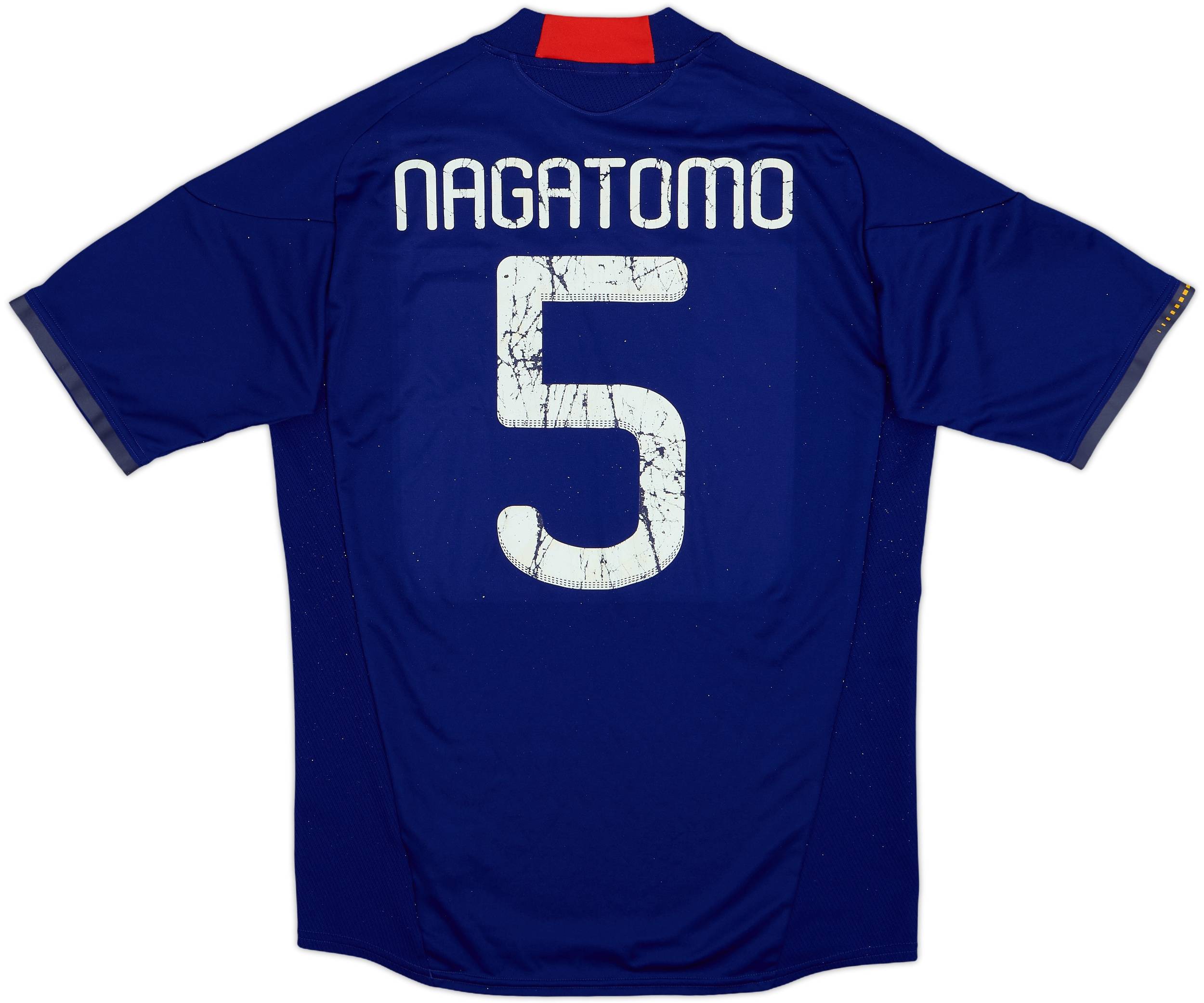 2010-12 Japan Home Shirt Nagatomo #5 - 5/10 - (S)