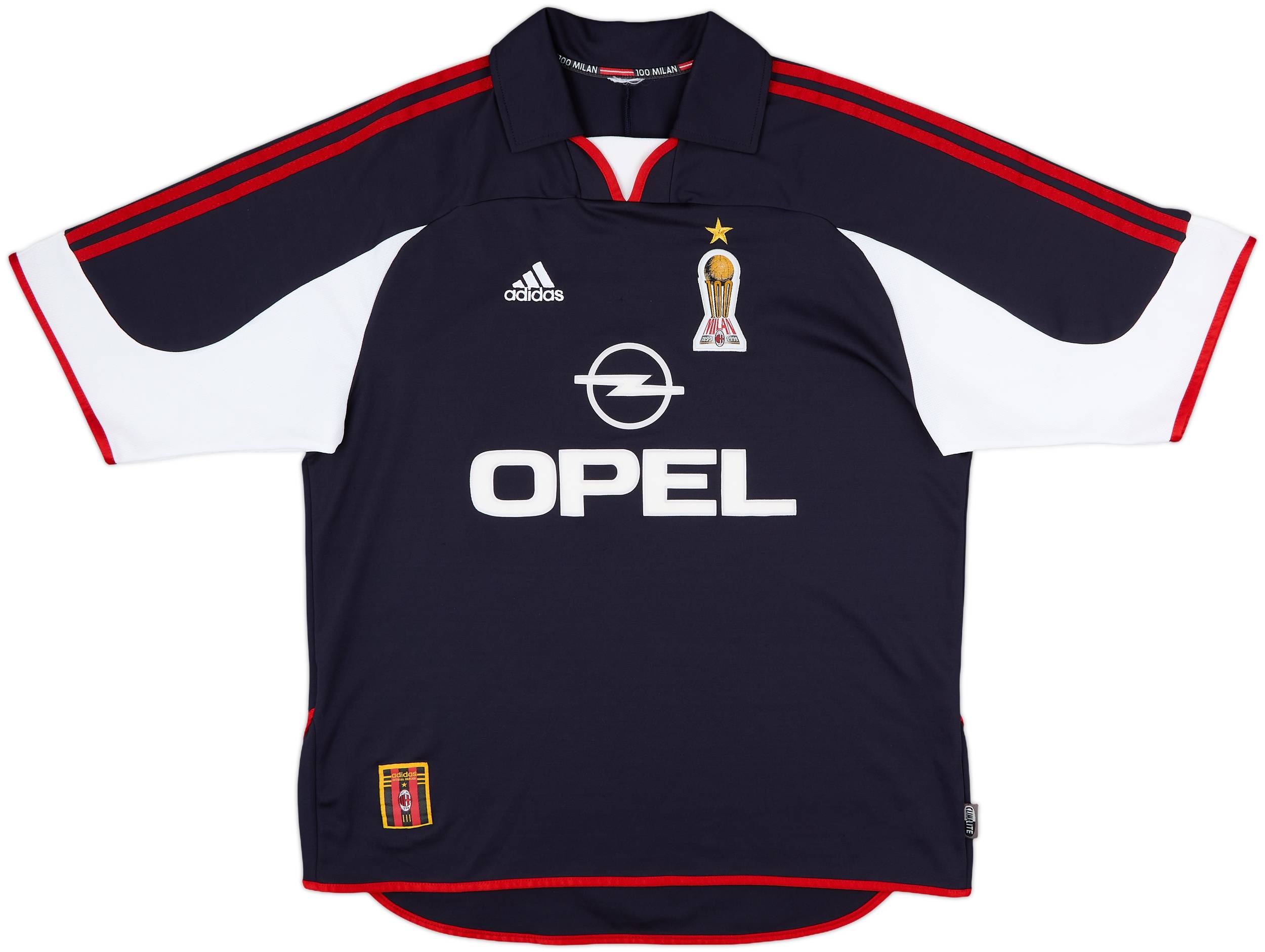 1999-00 AC Milan Centenary Third Shirt - 9/10 - (L)