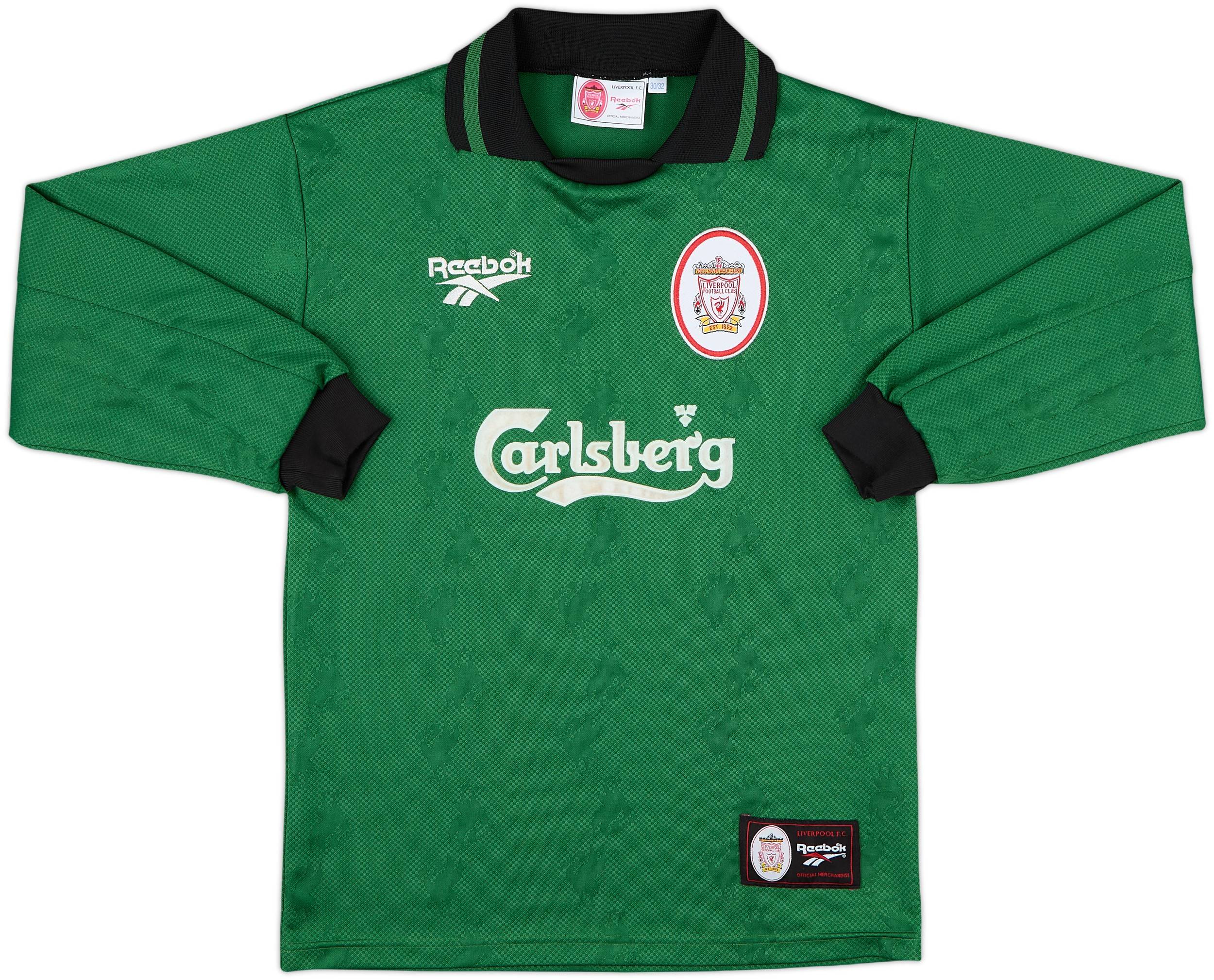 [Reebok] Liverpool GKユニフォーム 1996/97 1996-97 Liverpool GK L/S Shirt - 9/10 - (XL.Boys)