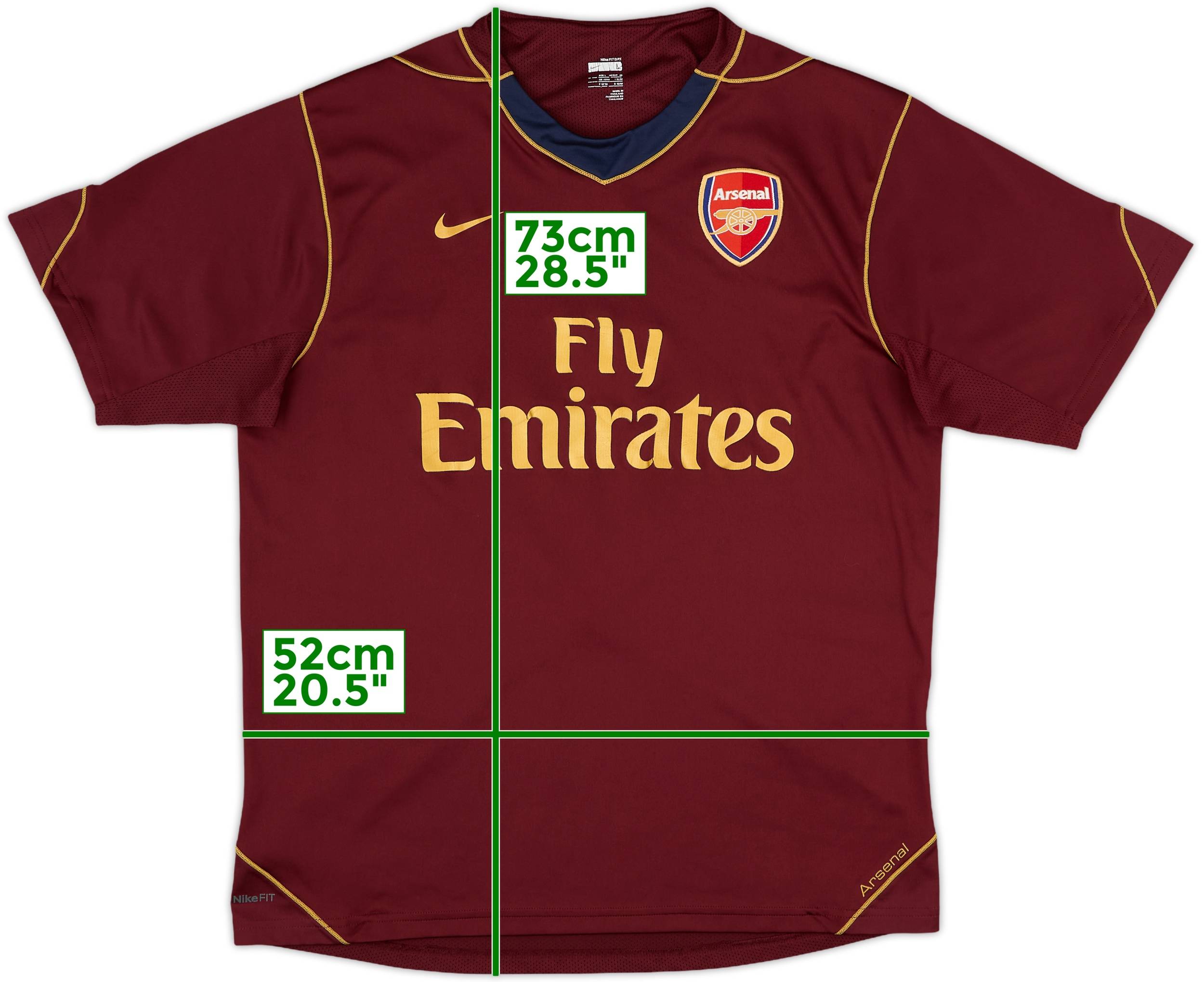 2007-08 Arsenal Nike Training Shirt - 8/10 - (L)