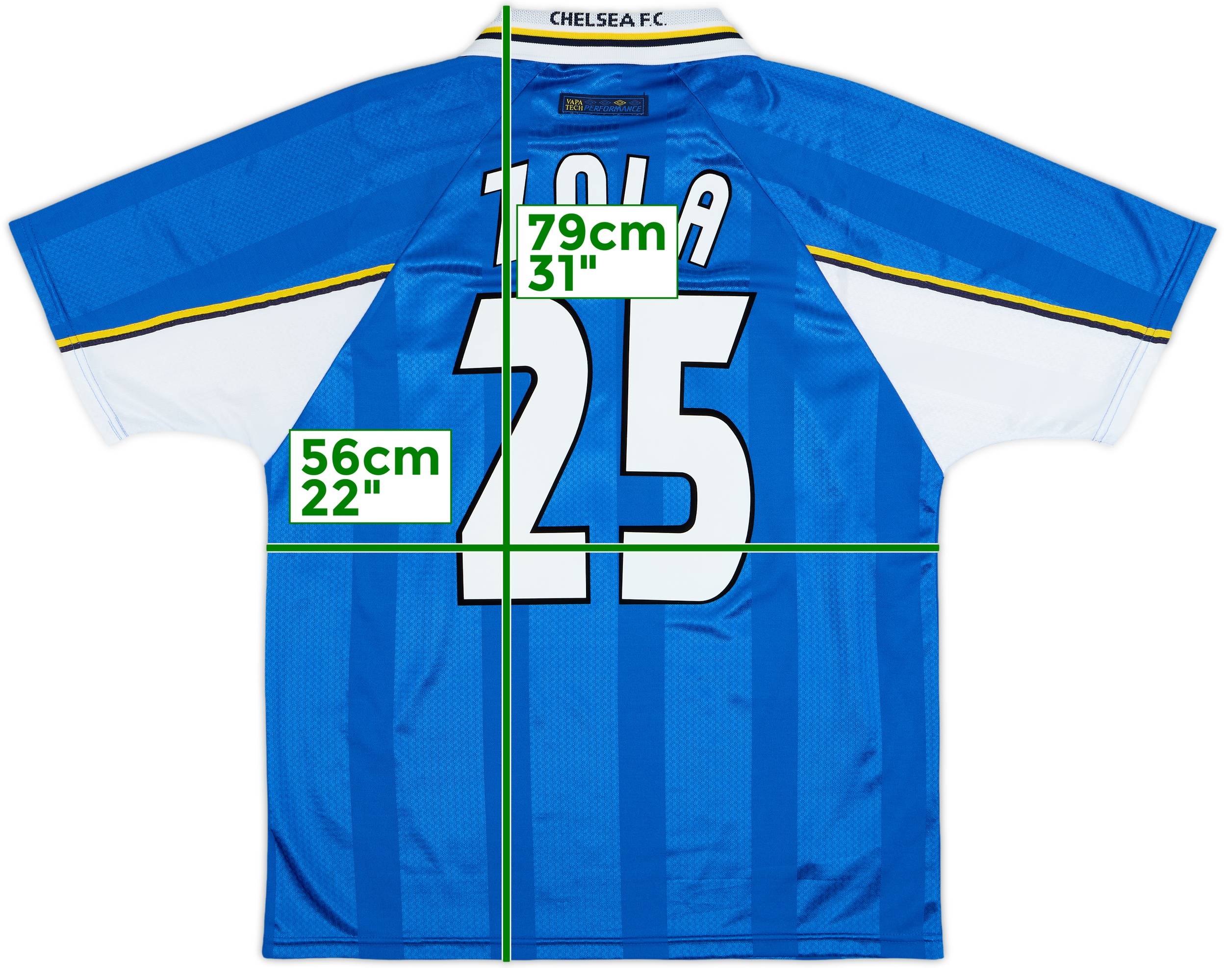 チェルシー 97-99 ゾラ ZOLA #25 Lサイズ チェルシー 97-99 ゾラ ZOLA #25 Lサイズ - メルカリ