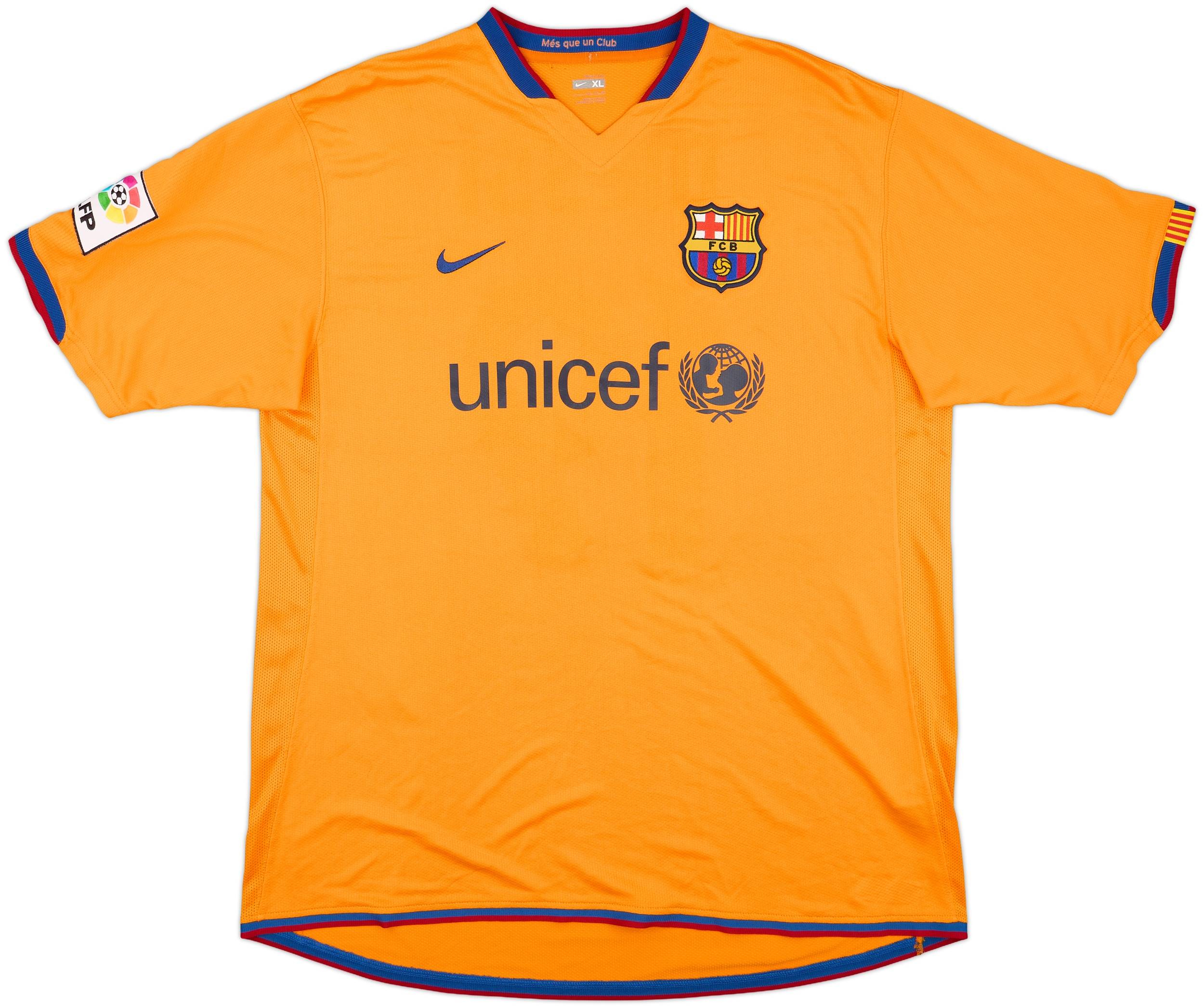 2006-08 Barcelona Away Shirt Messi #19 - 5/10 - (XL)