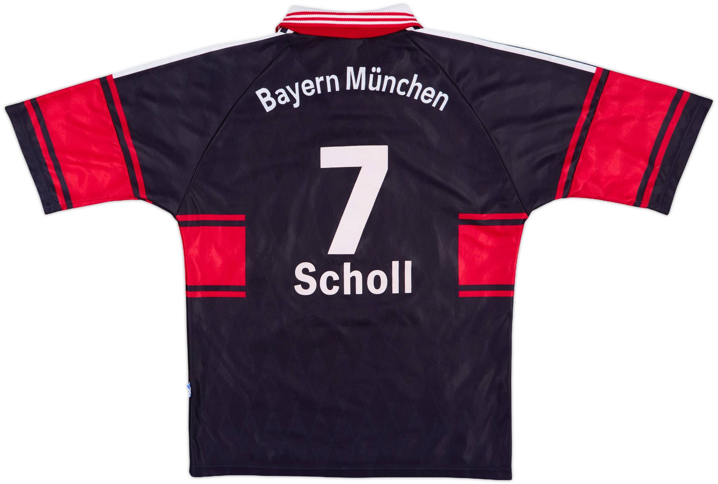 1997-99 Bayern Munich Home Shirt Scholl #7 - 9/10 - (M)