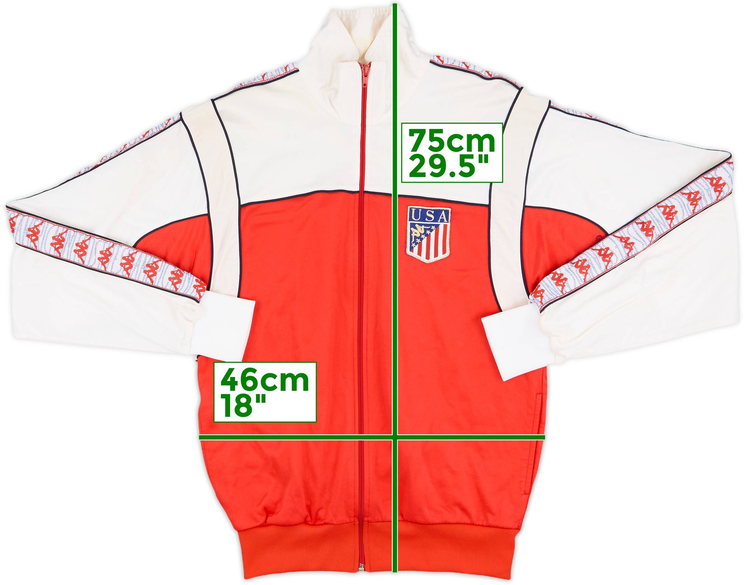 1988 USA Olympics Kappa Track Jacket - 9/10 - (M)