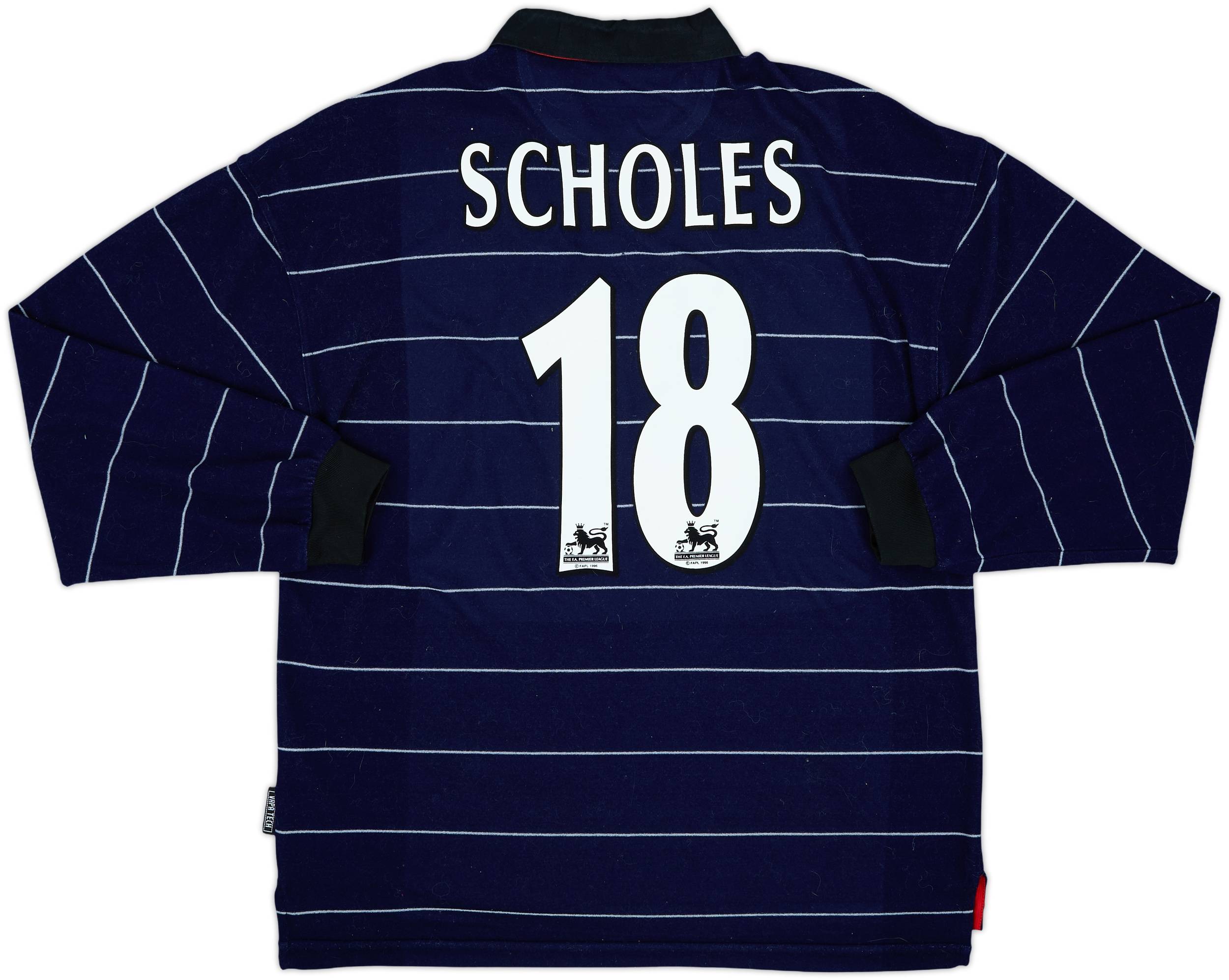 マンチェスター・ユナイテッド シャツ SCHOLES 18 1999-00 Manchester United Away L/S Shirt Scholes #18 - 10/10